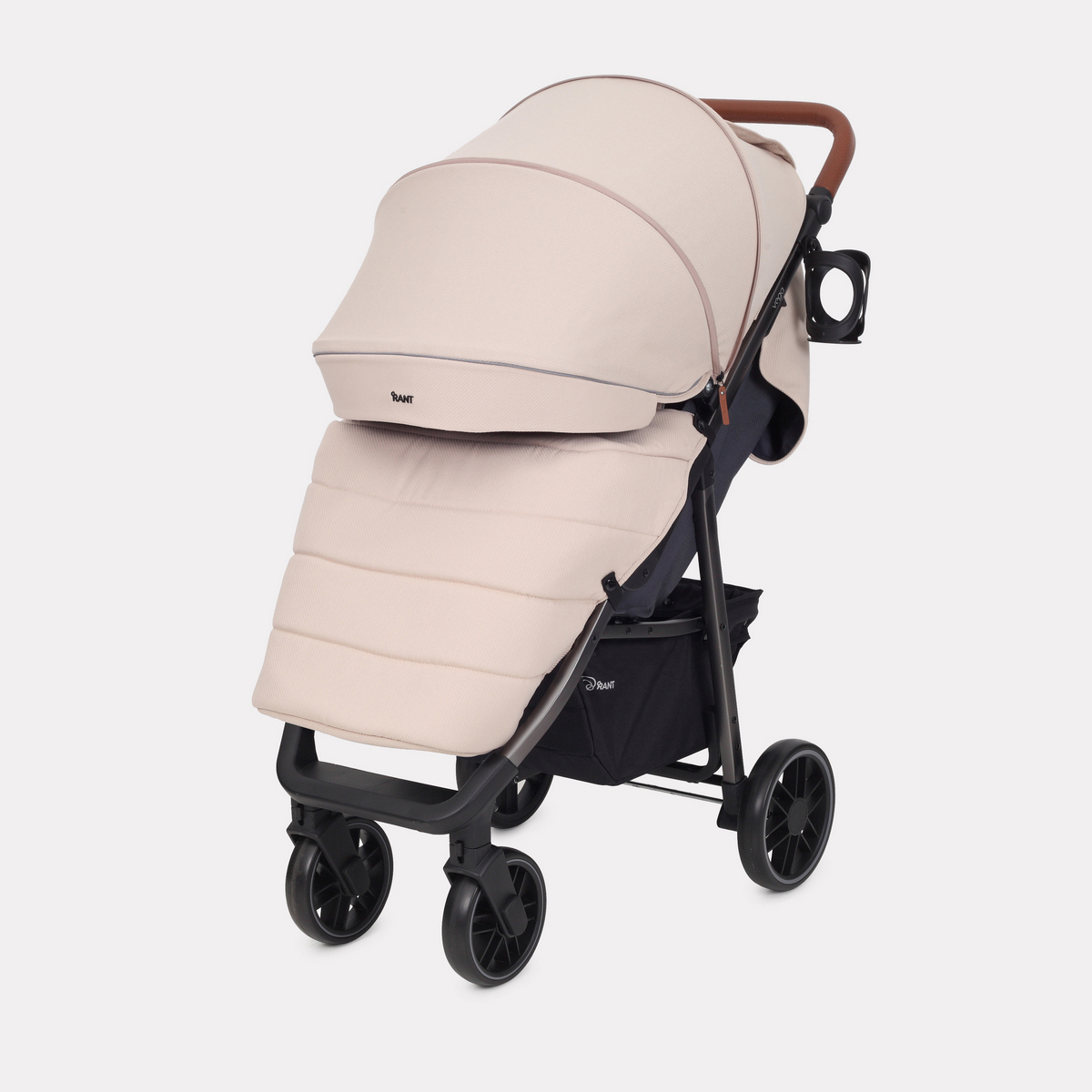 Коляска прогулочная Rant VEGA бежевый - фото 15