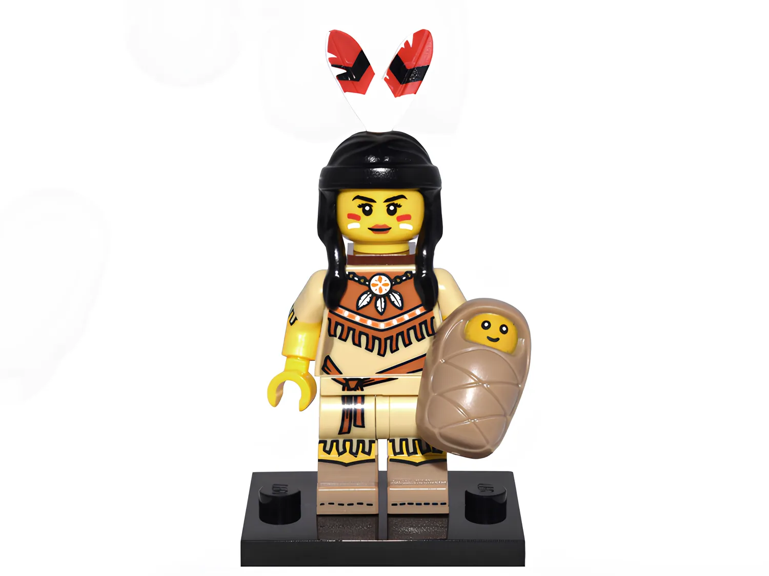 Изображение товара Минифигурка LEGO Tribal Woman из коллекционной серии 15 серии Изображение товара Минифигурка LEGO Tribal Woman из коллекционной серии 15 серии