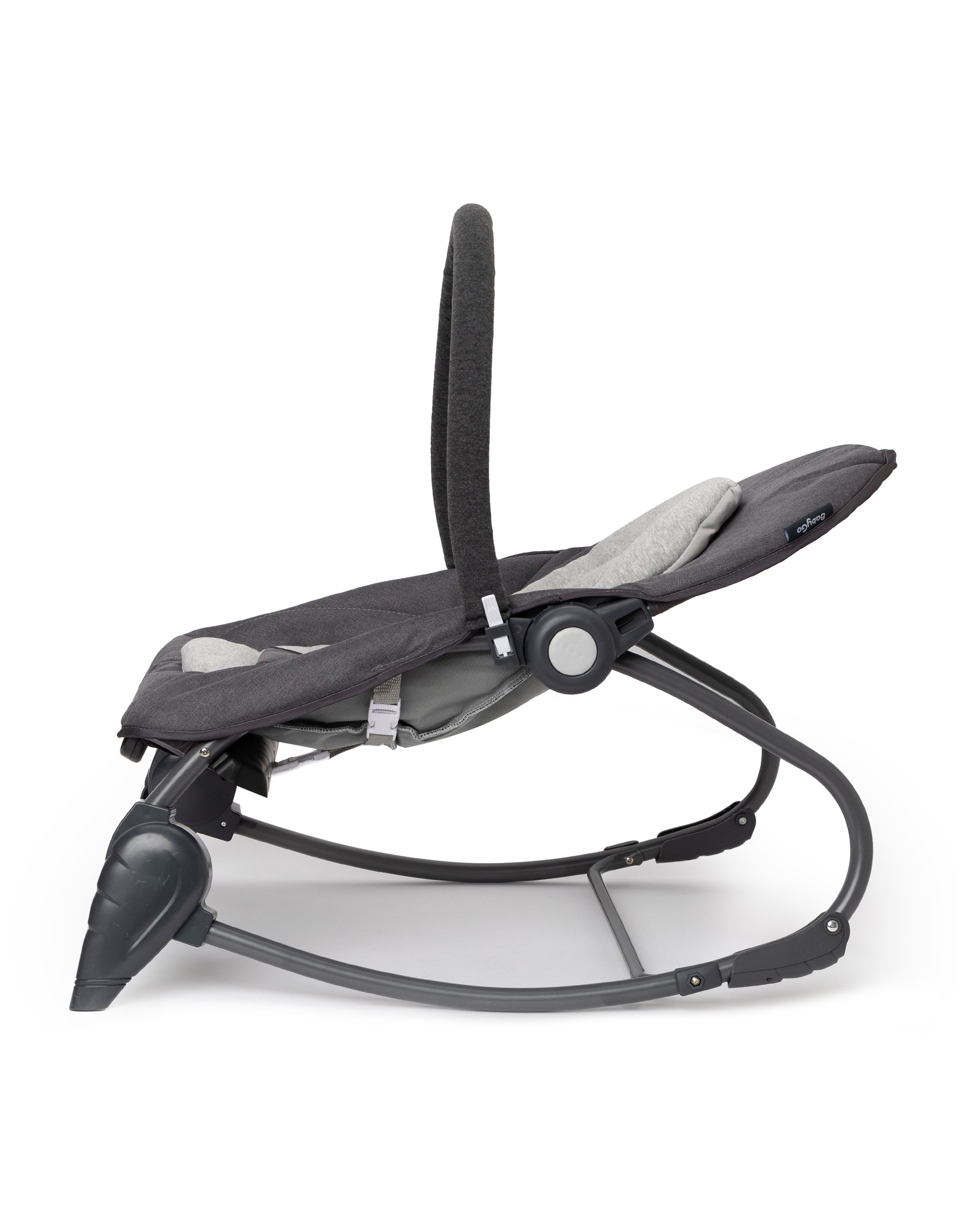 Шезлонг BabyGo Birdy серый - фото 4