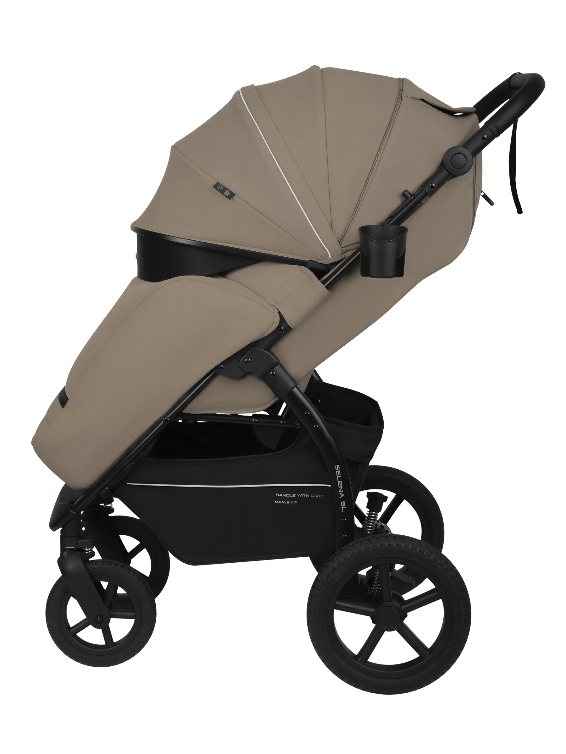 Коляска прогулочная JOVOLA Selena SL, бежевый - фото 10