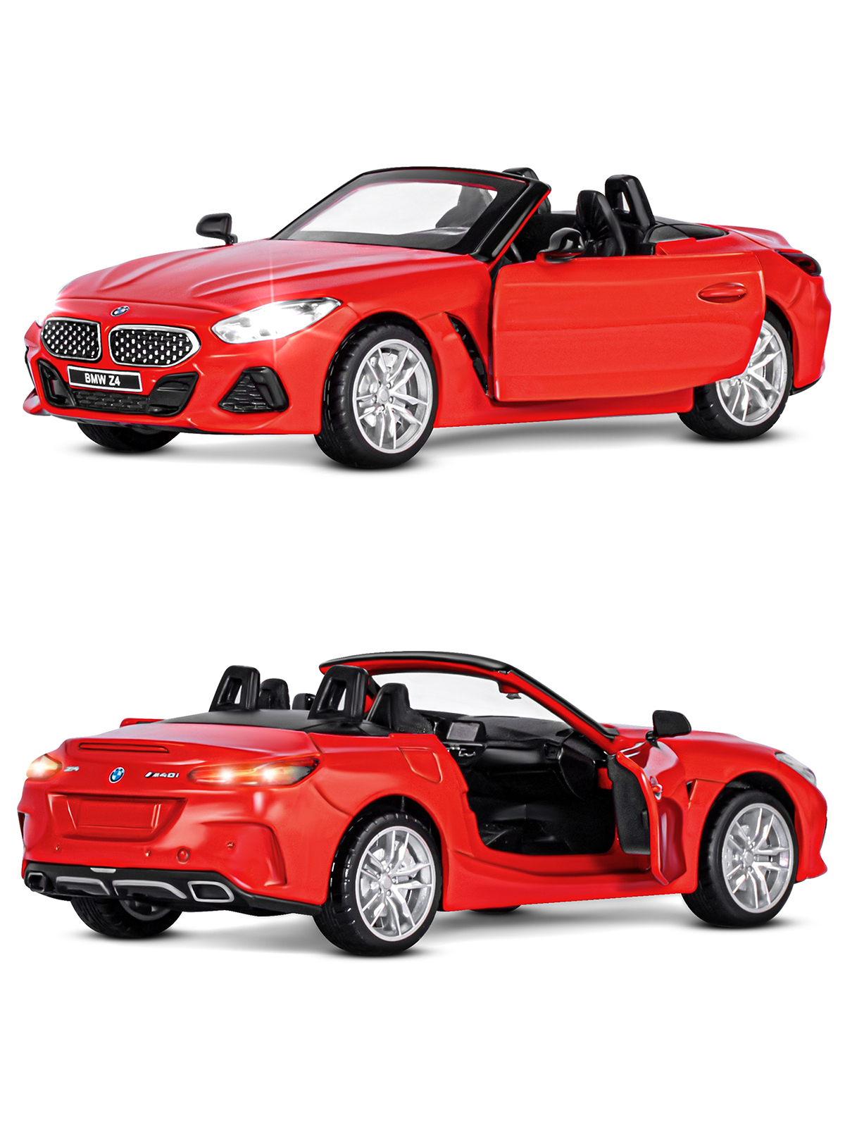 Автомобиль АВТОпанорама BMW Z4 M40i 1:30 JB1251477 - фото 8