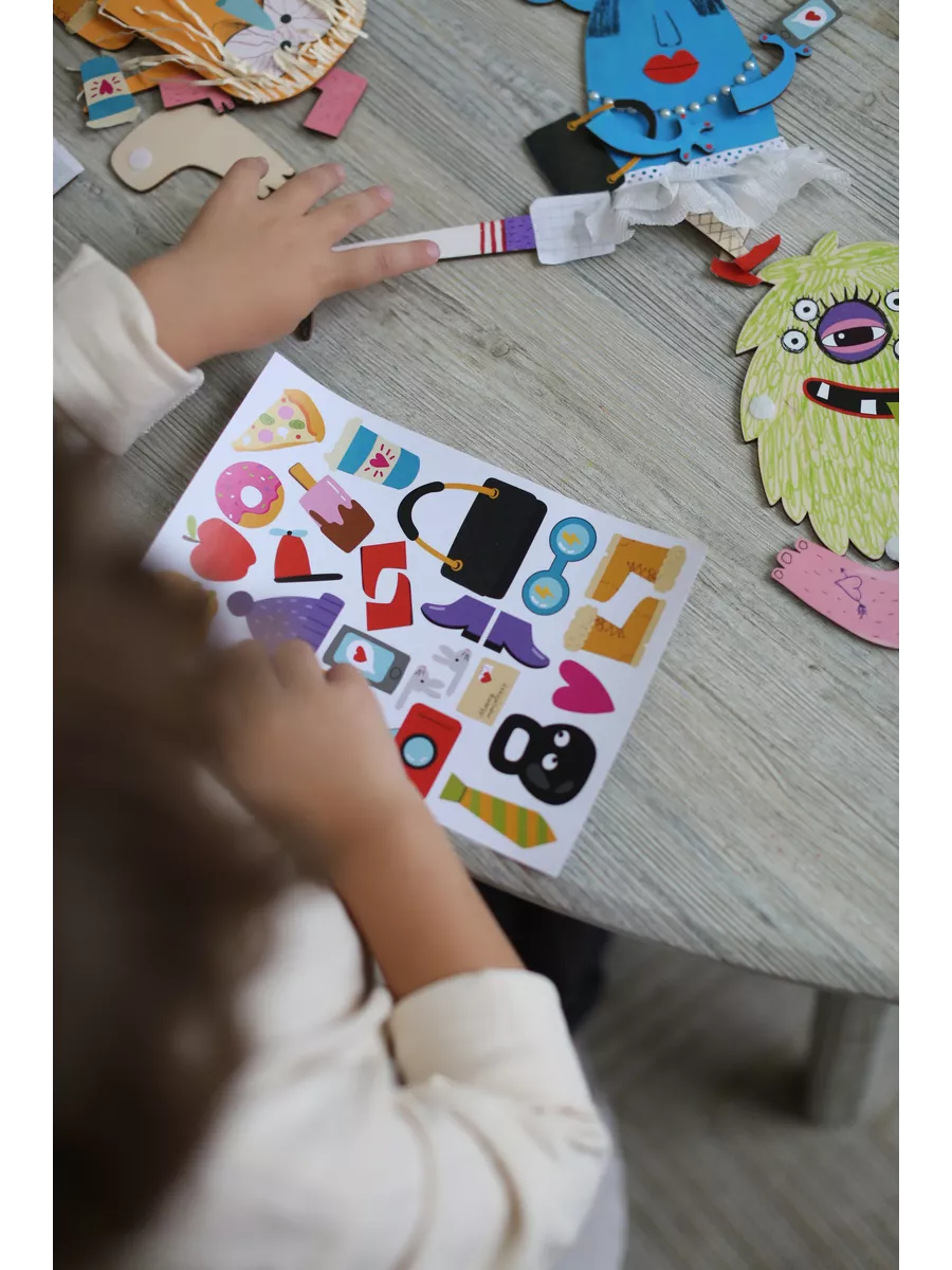 Набор для творчества HappyLine аппликация Креативные монстрики - фото 21