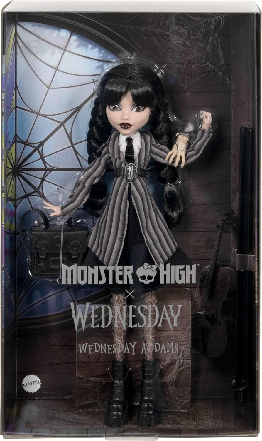 Фигурка Monster High Wednesday Addams Core - фото 5