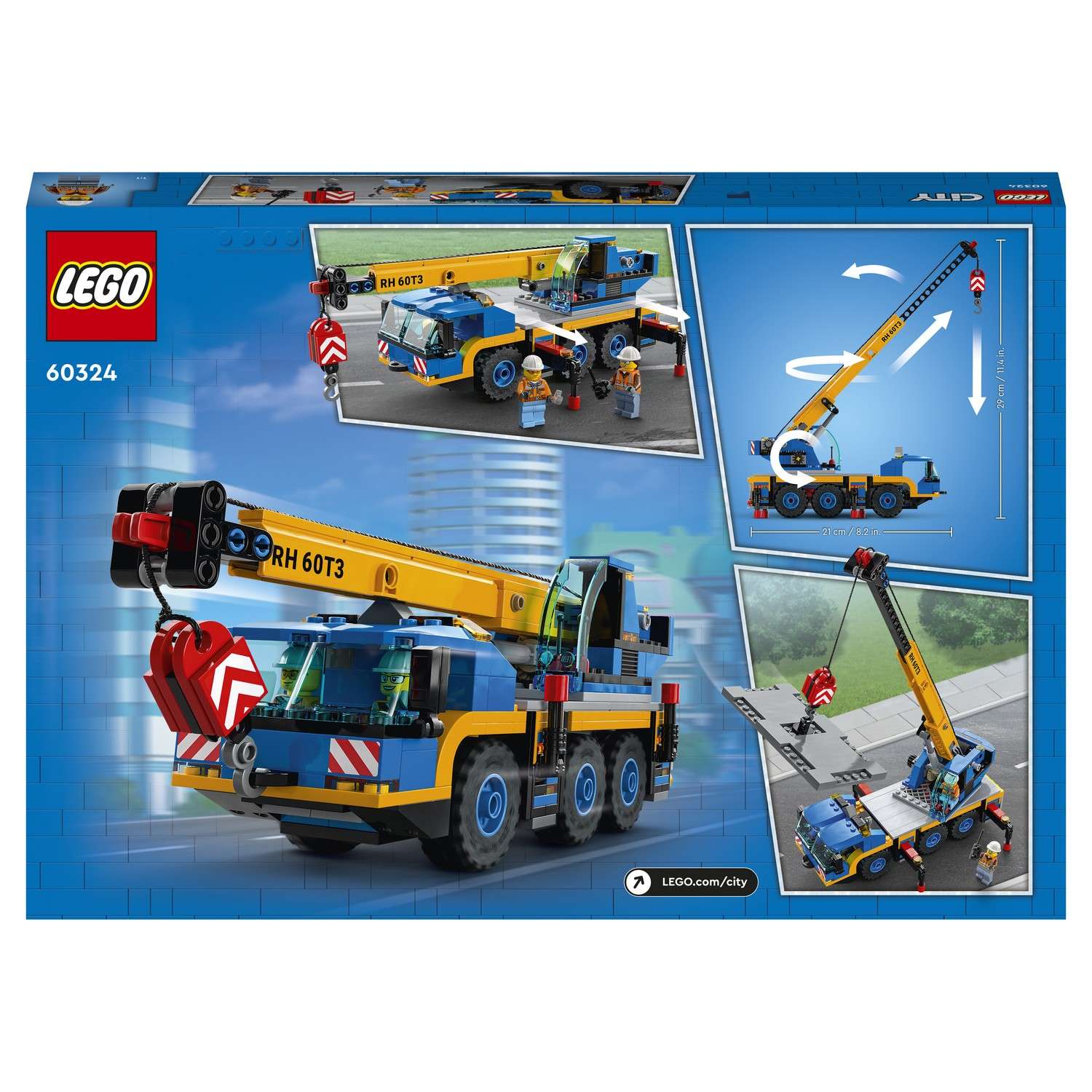 Конструктор LEGO City Great Vehicles Мобильный кран блочный - фото 3