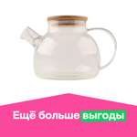 Чайник ё с бамбуковой крышкой