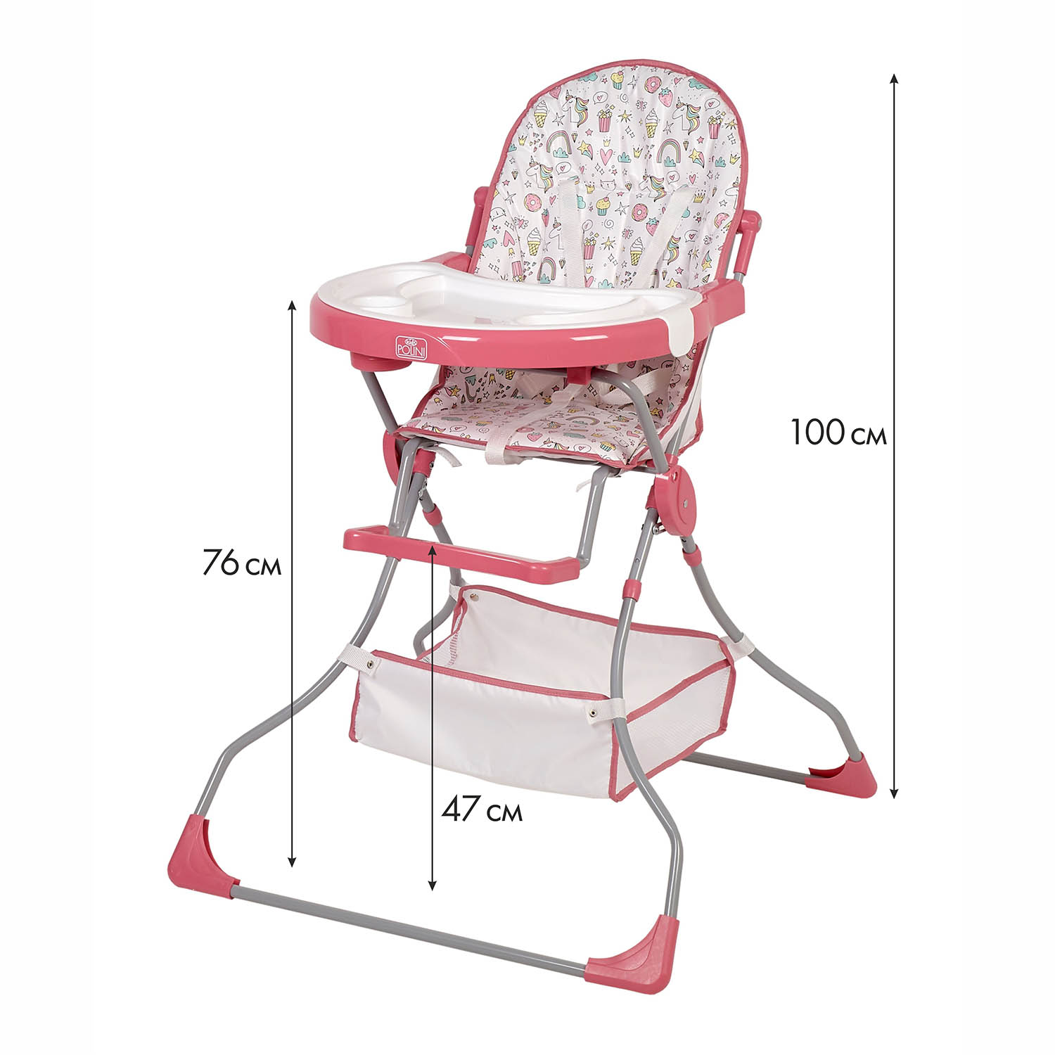 Стульчик для кормления Polini kids классический - фото 30