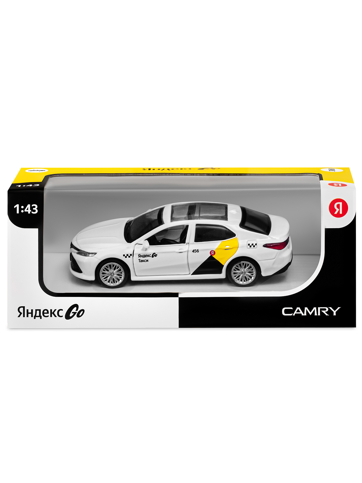 Автомобиль Яндекс GO Toyota Camry Такси 1:43 JB1251484 - фото 16