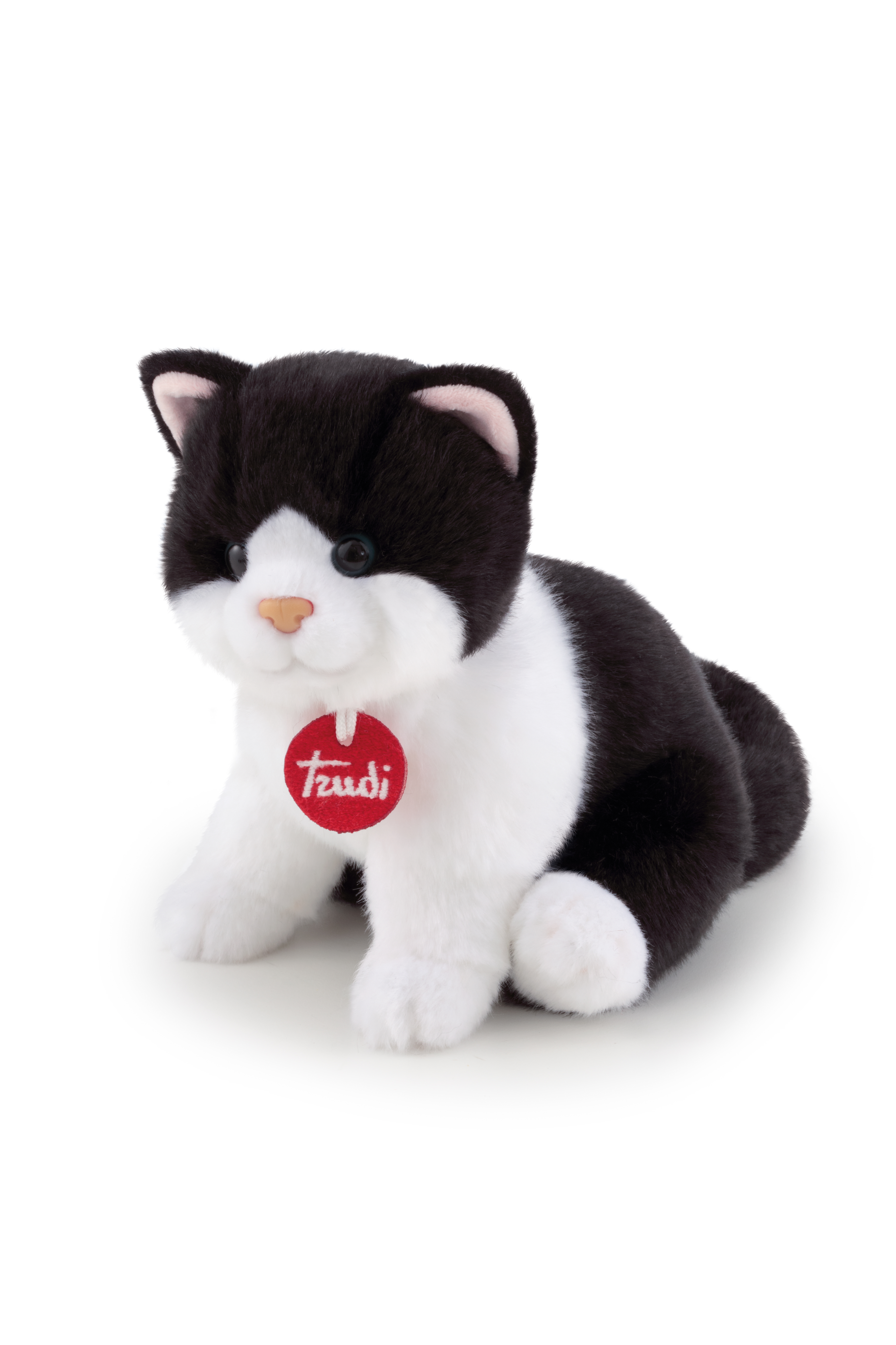 Мягкая игрушка Trudi Котёнок Брэд черно-белый - фото 4