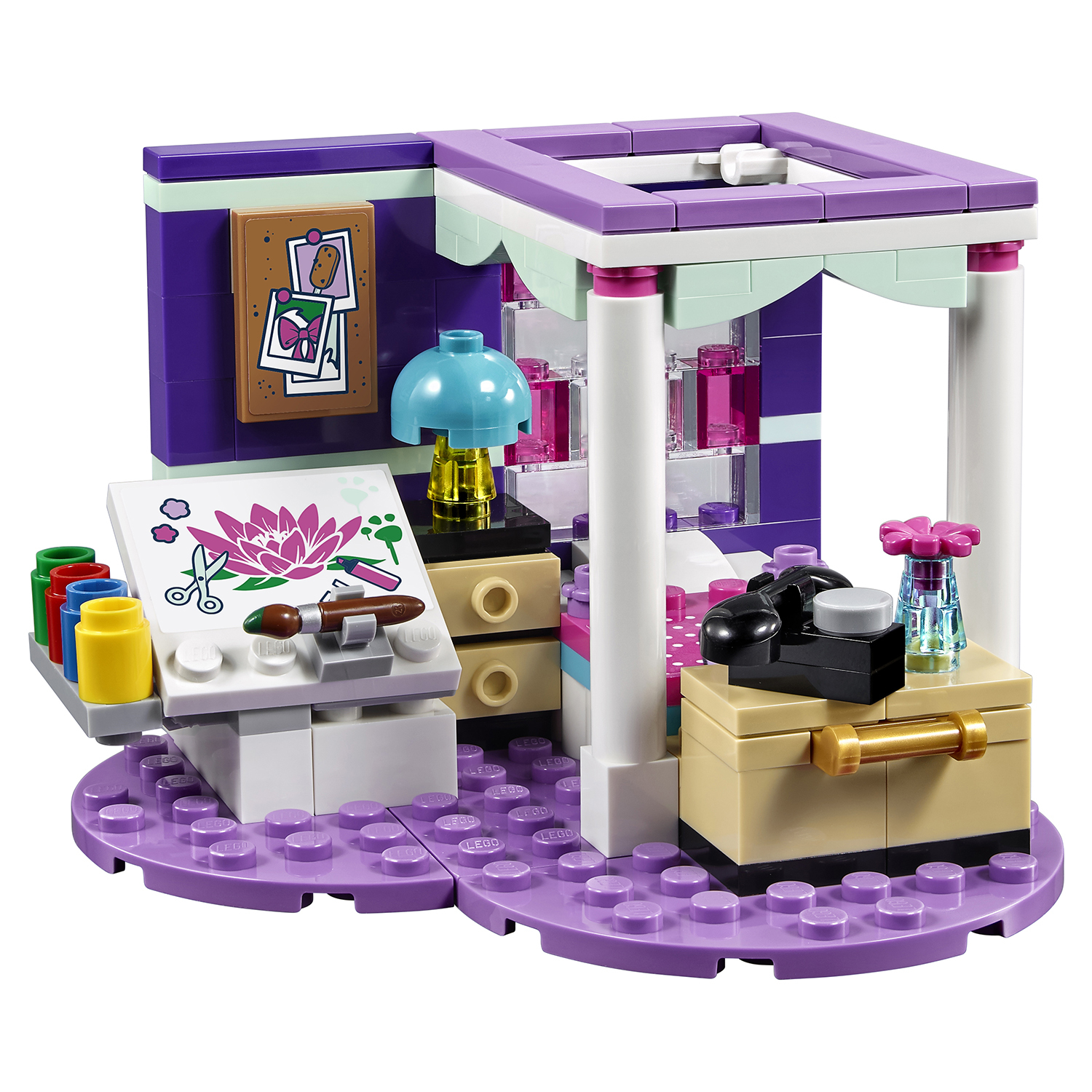 Конструктор LEGO Friends Комната Эммы блочный - фото 16