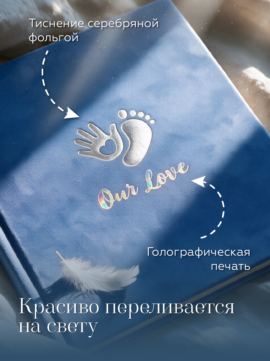 Фотоальбом ФОТОЛАЙФ для новорожденного мальчика - фото 13