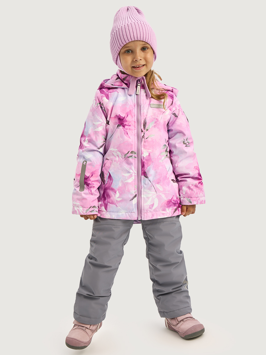 Костюм NIKASTYLE 7м3226 розовый/светло-серый - фото 1