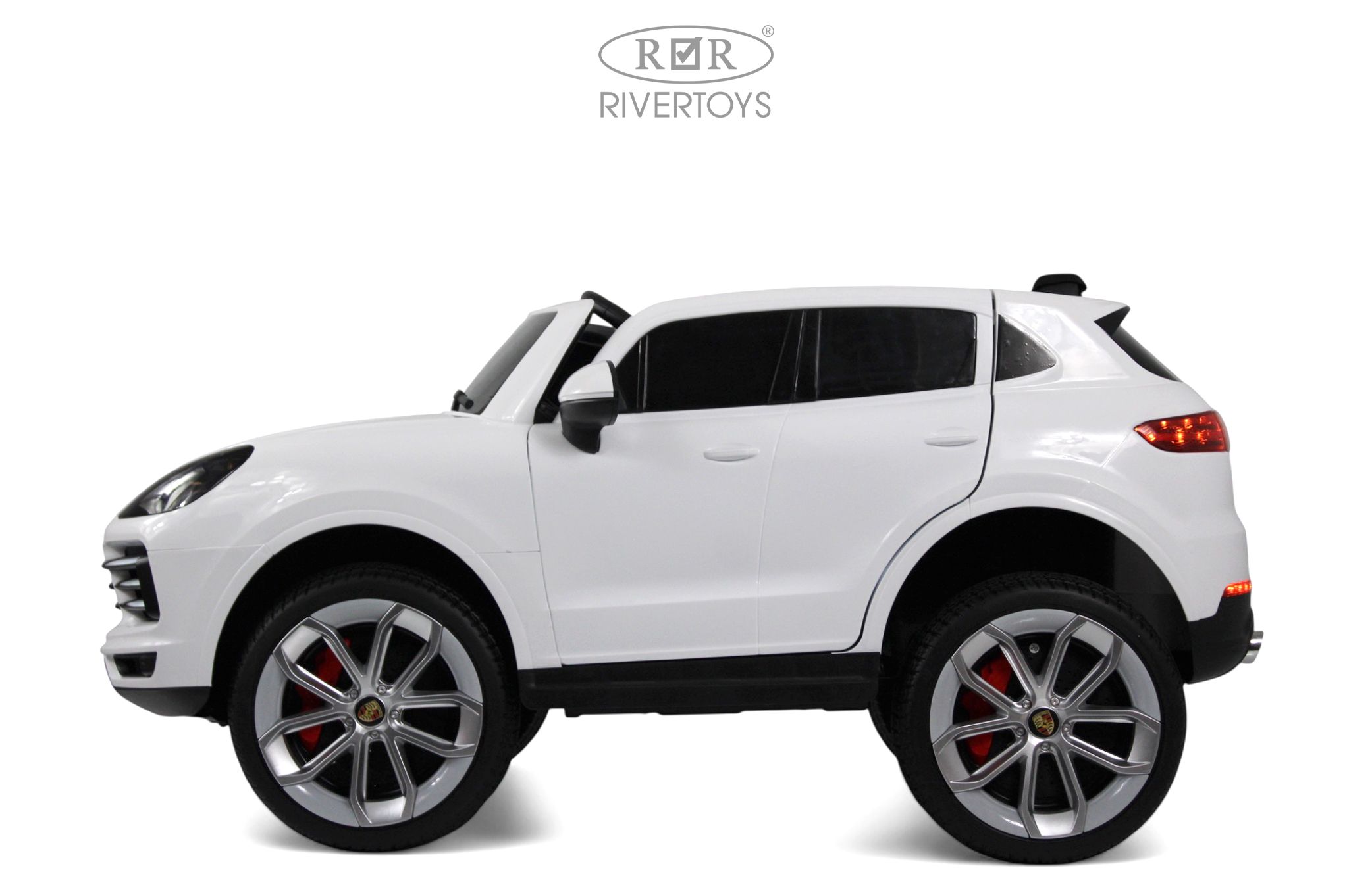 Электромобиль RIVERTOYS М005БХ-WHITE С пультом ДУ - фото 4