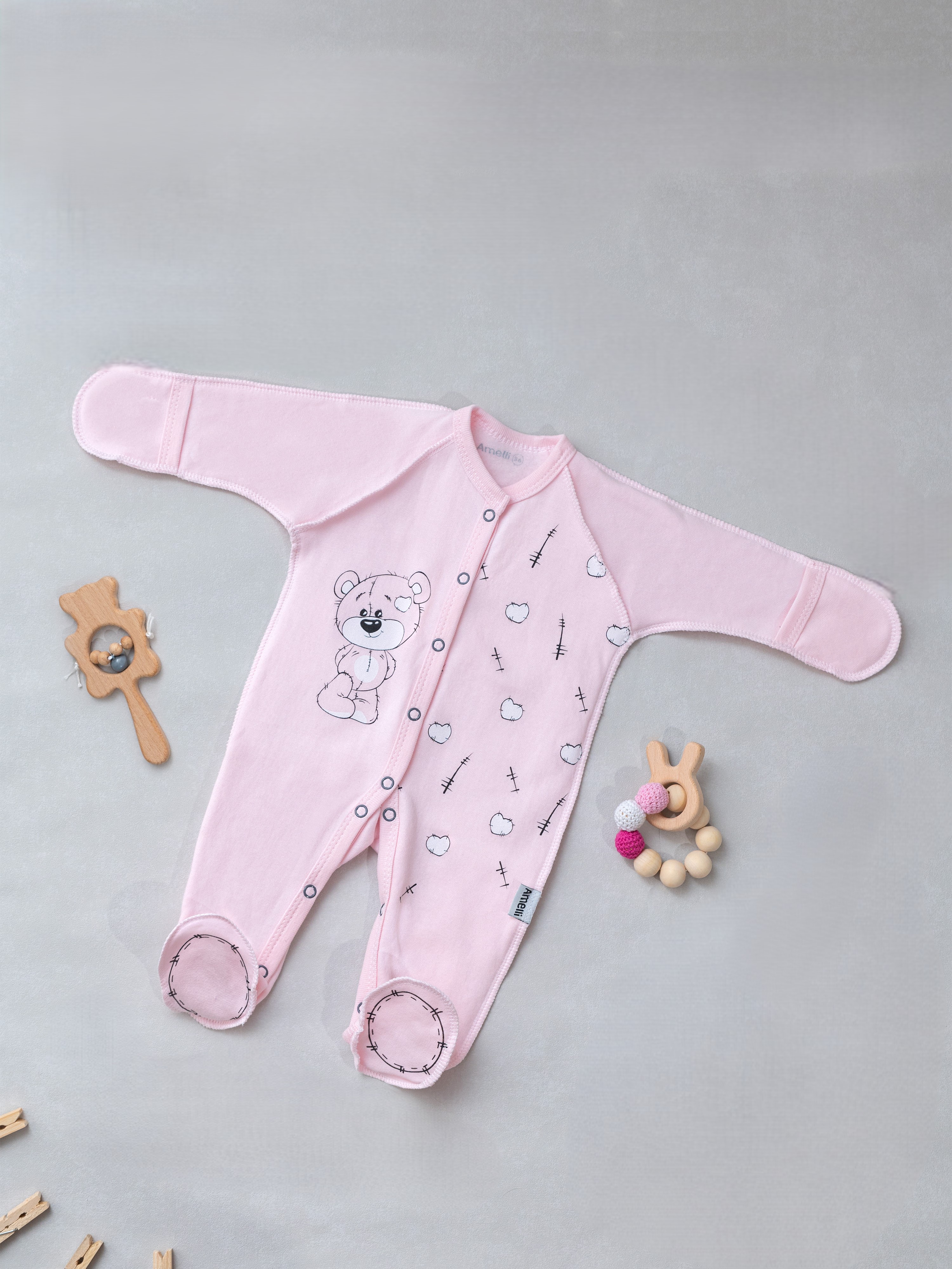 Комбинезон Amelli 310.033.0.293.055роз - фото 1