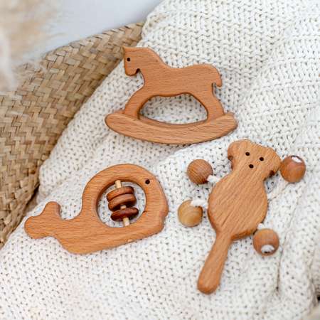 Игрушка Mag Wood погремушка Спи моя радость