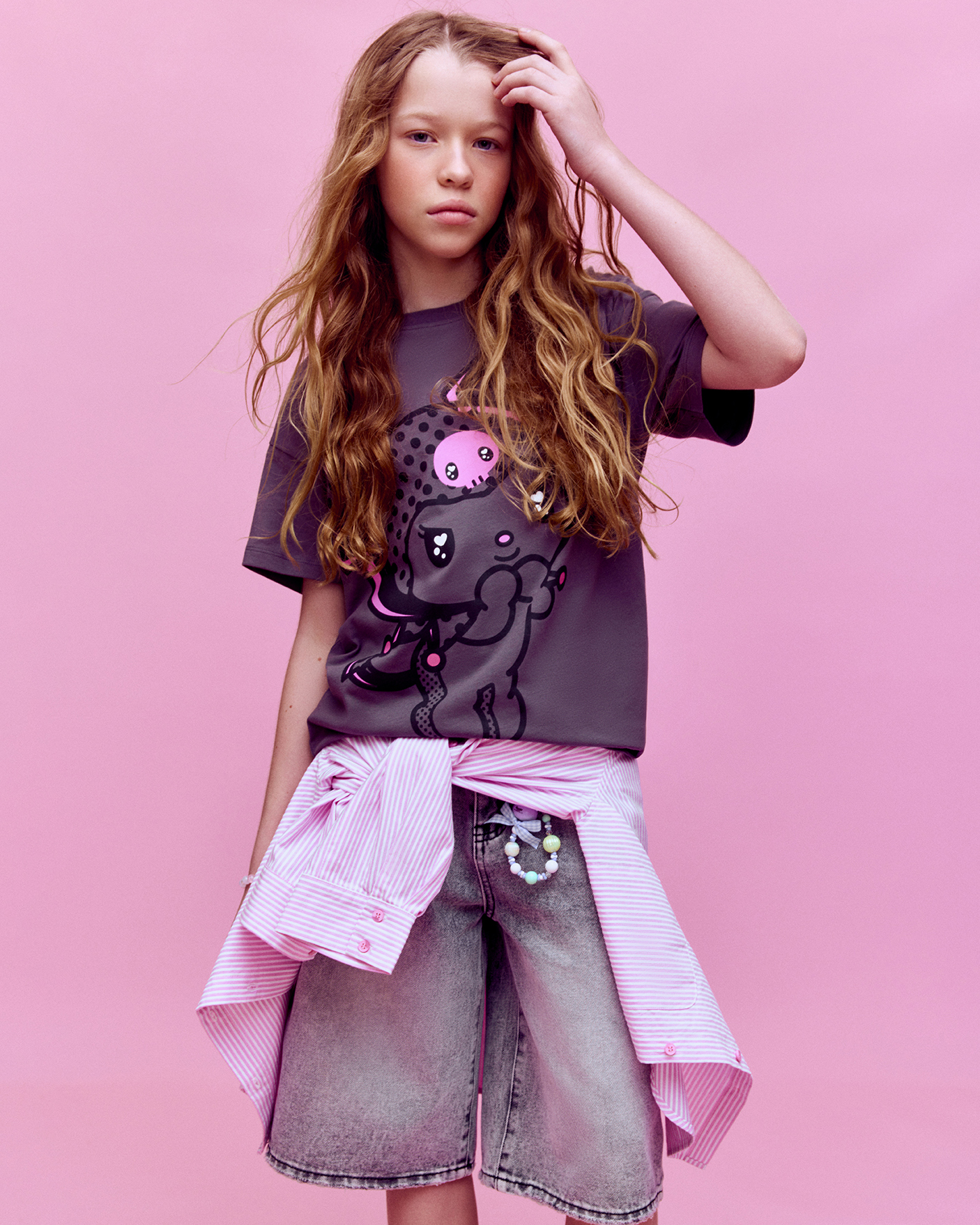 Футболка HELLO KITTY AND FRIENDS S26LC3-H9A4402tg-DG - фото 6