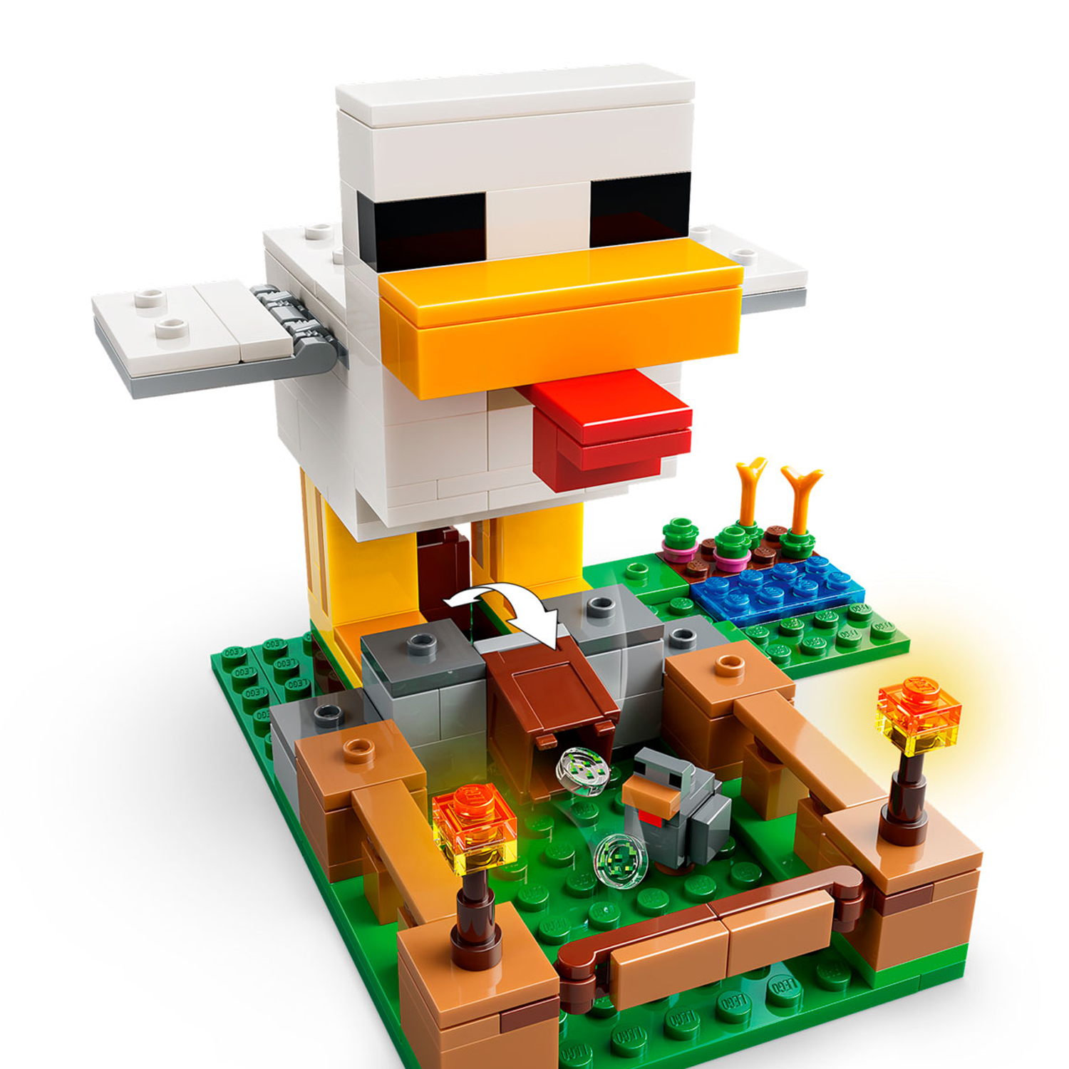 Конструктор LEGO Minecraft Куриная ферма 233 дет. - фото 7