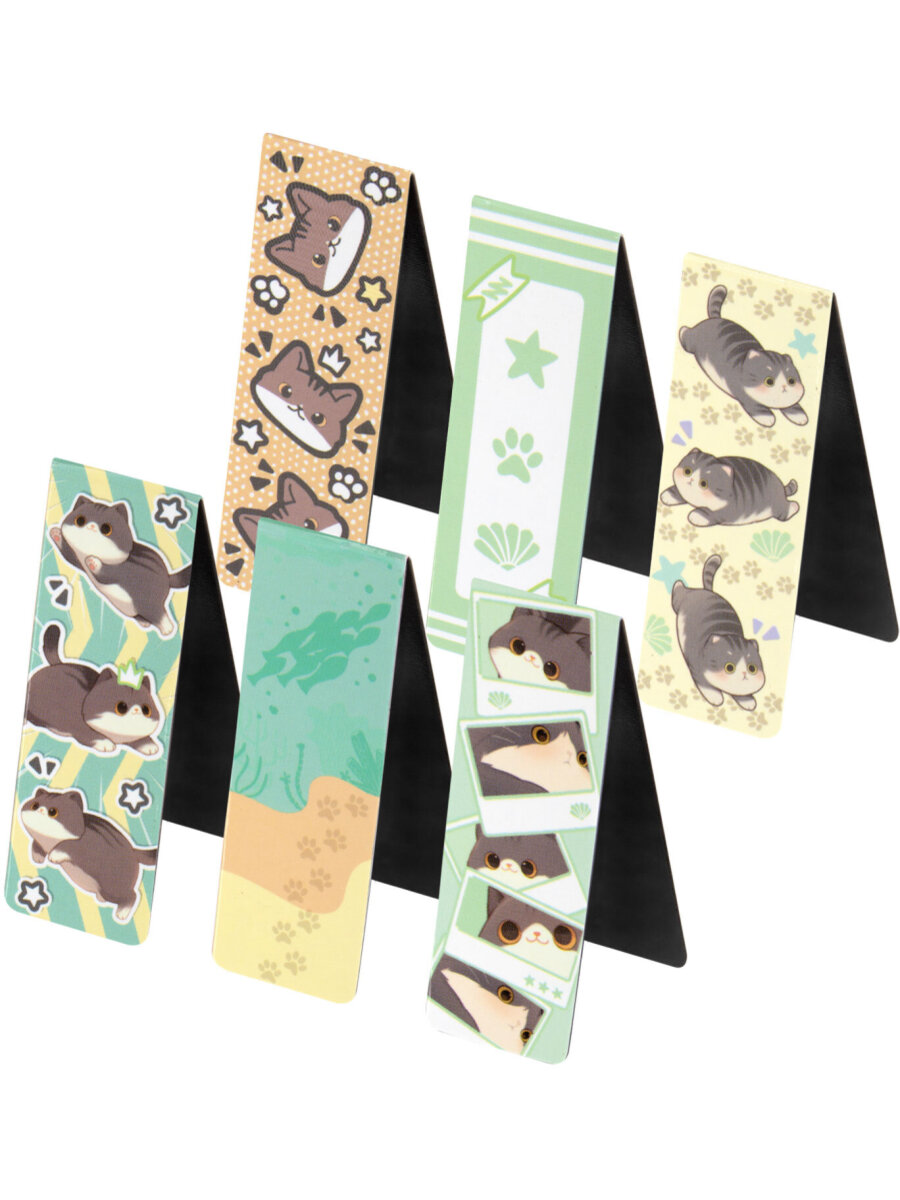 Магнитная закладка Brauberg Милые коты - фото 3