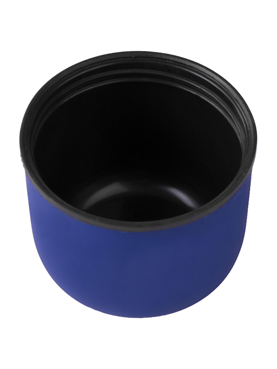 Термос Лайма классический с узким горлом 1 л нержавеющая сталь синий - фото 15