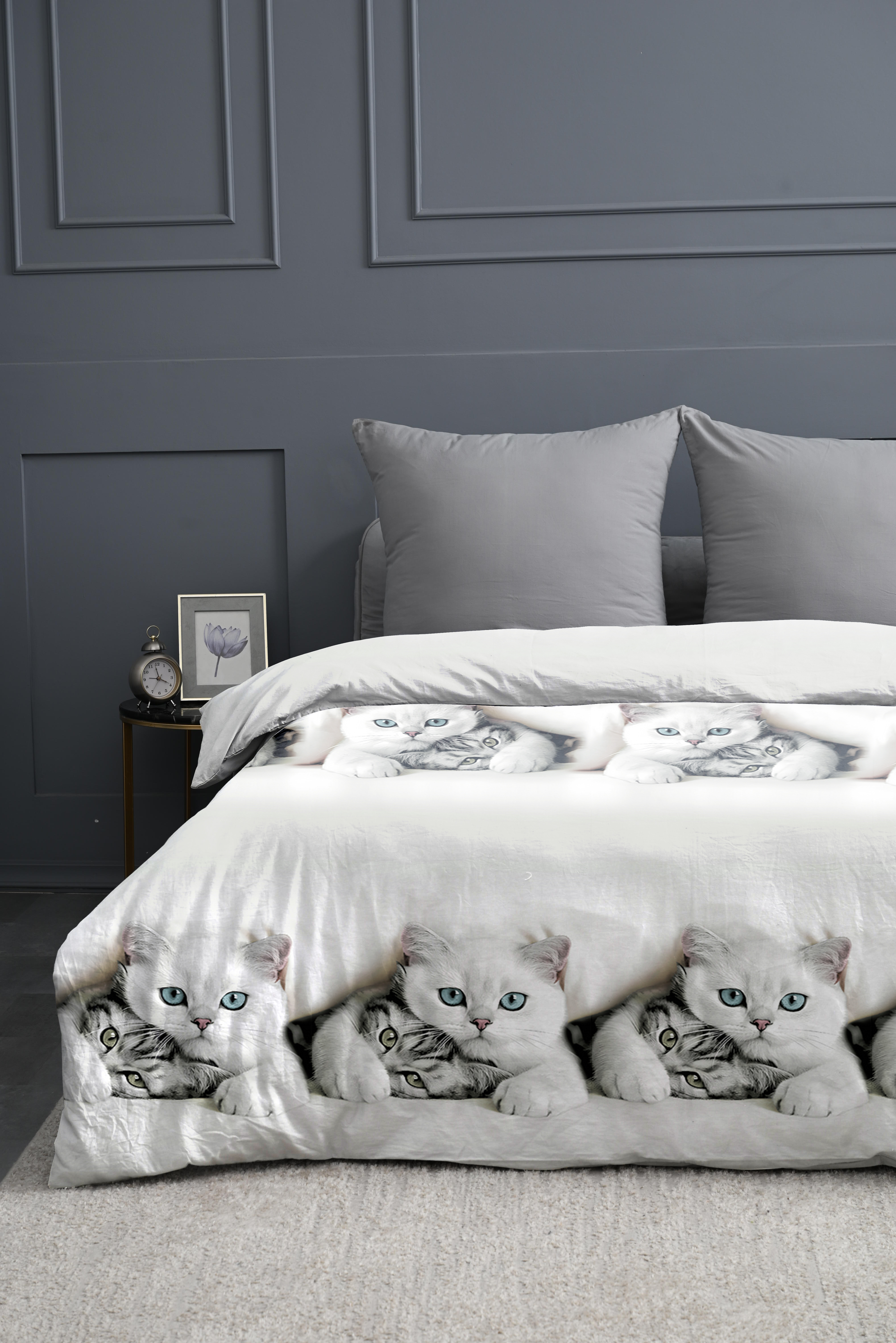 Плед PAVLine Белые котики 200 x 220 см - фото 8