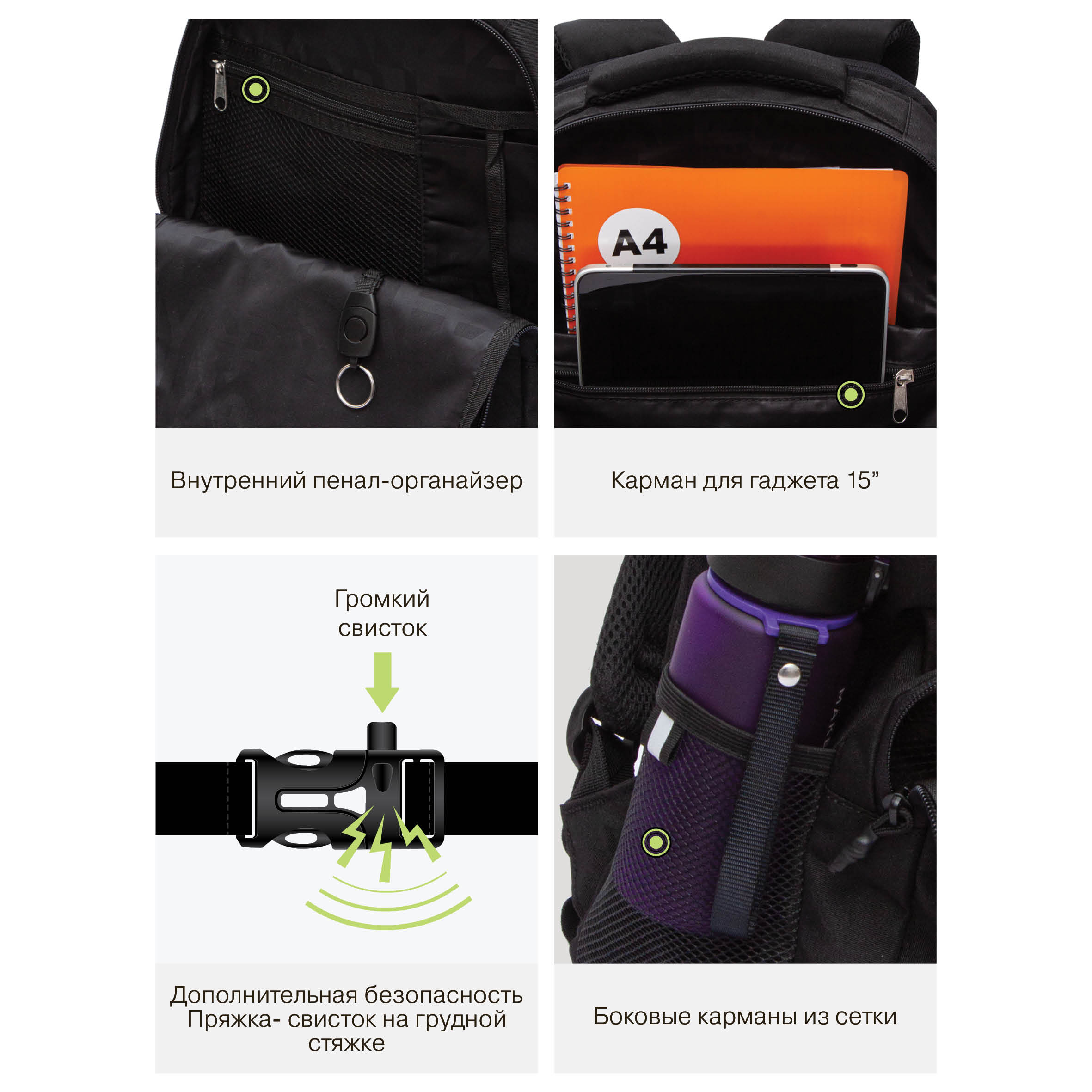 Рюкзак Grizzly для мальчика - фото 11