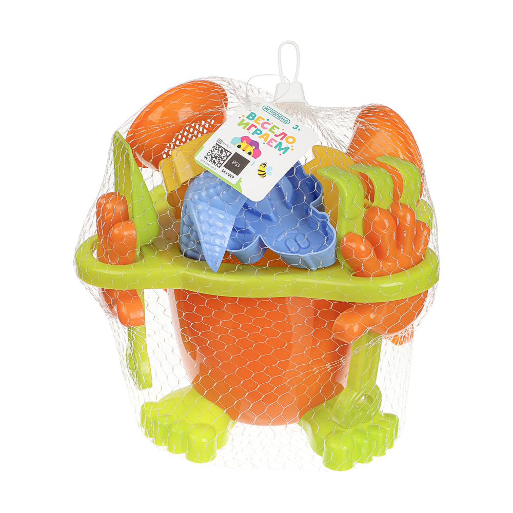 Песочный набор Игроленд Дружок 9 предм. в ассортименте - фото 7