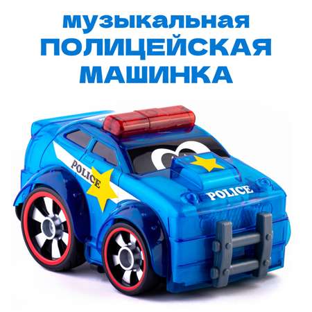 Автомобиль Bburago Junior Push and glow Полиция