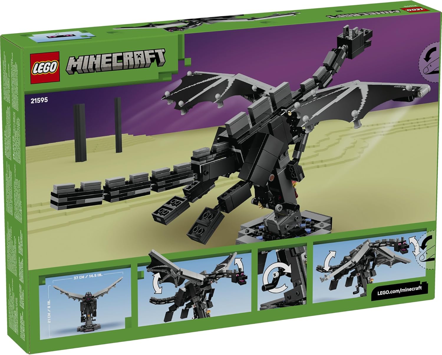 Конструктор LEGO Minecraft Дракон Эндера 710 дет. - фото 5