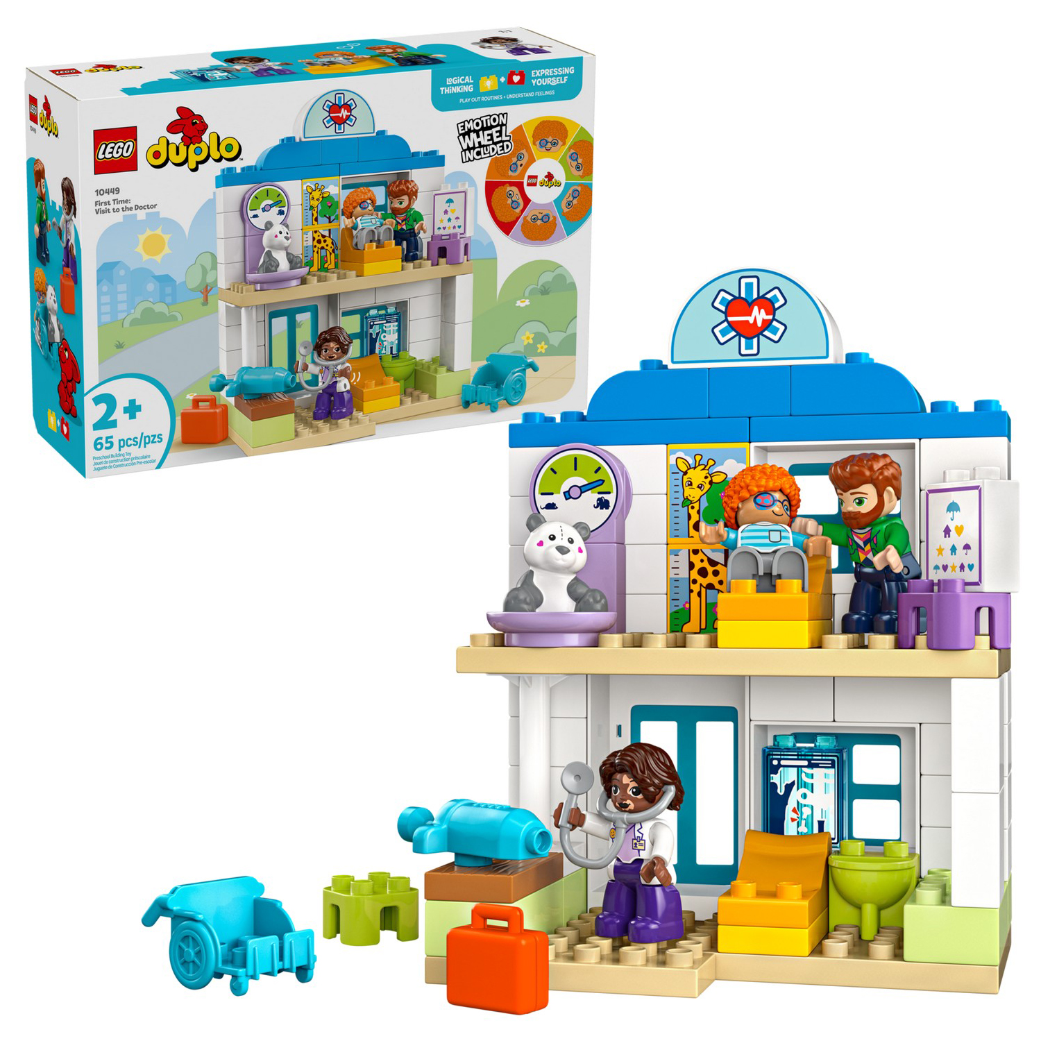 Конструктор LEGO DUPLO Первый визит к Доктору блочный - фото 1