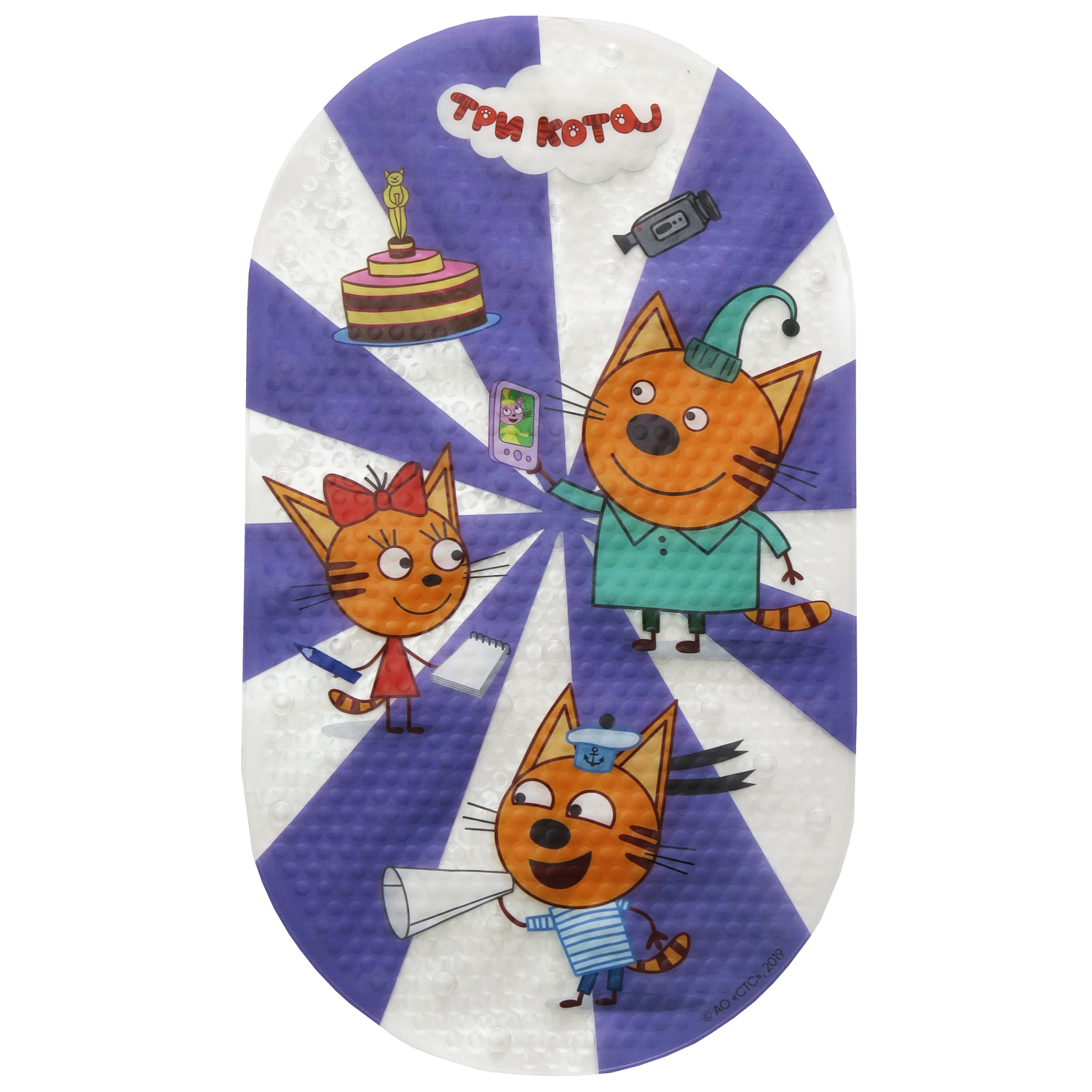 Коврик для купания Три кота - фото 1