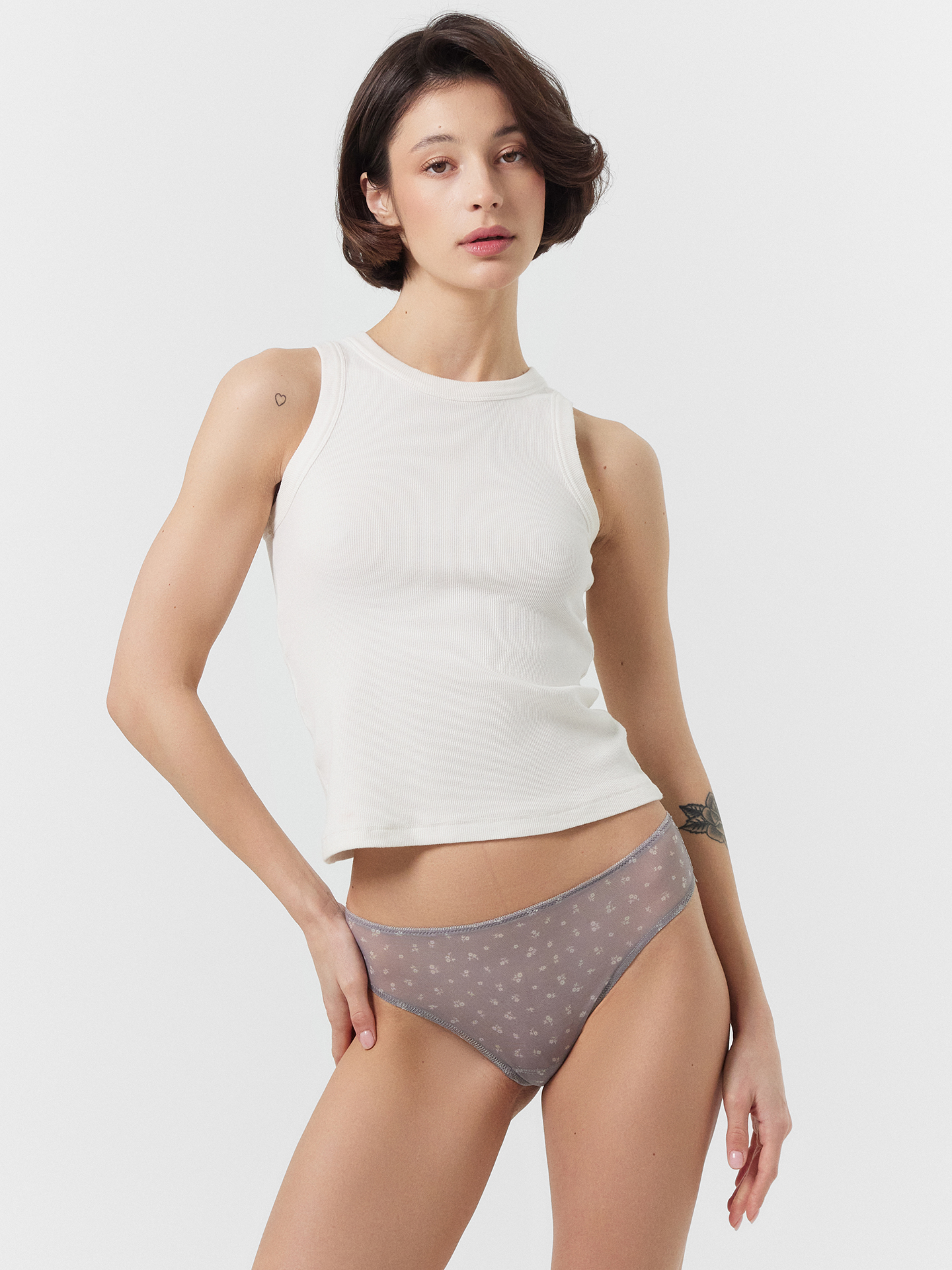 Трусы Mark Formelle (Марк Формэль) 412612/цветочки на сером1 - фото 1