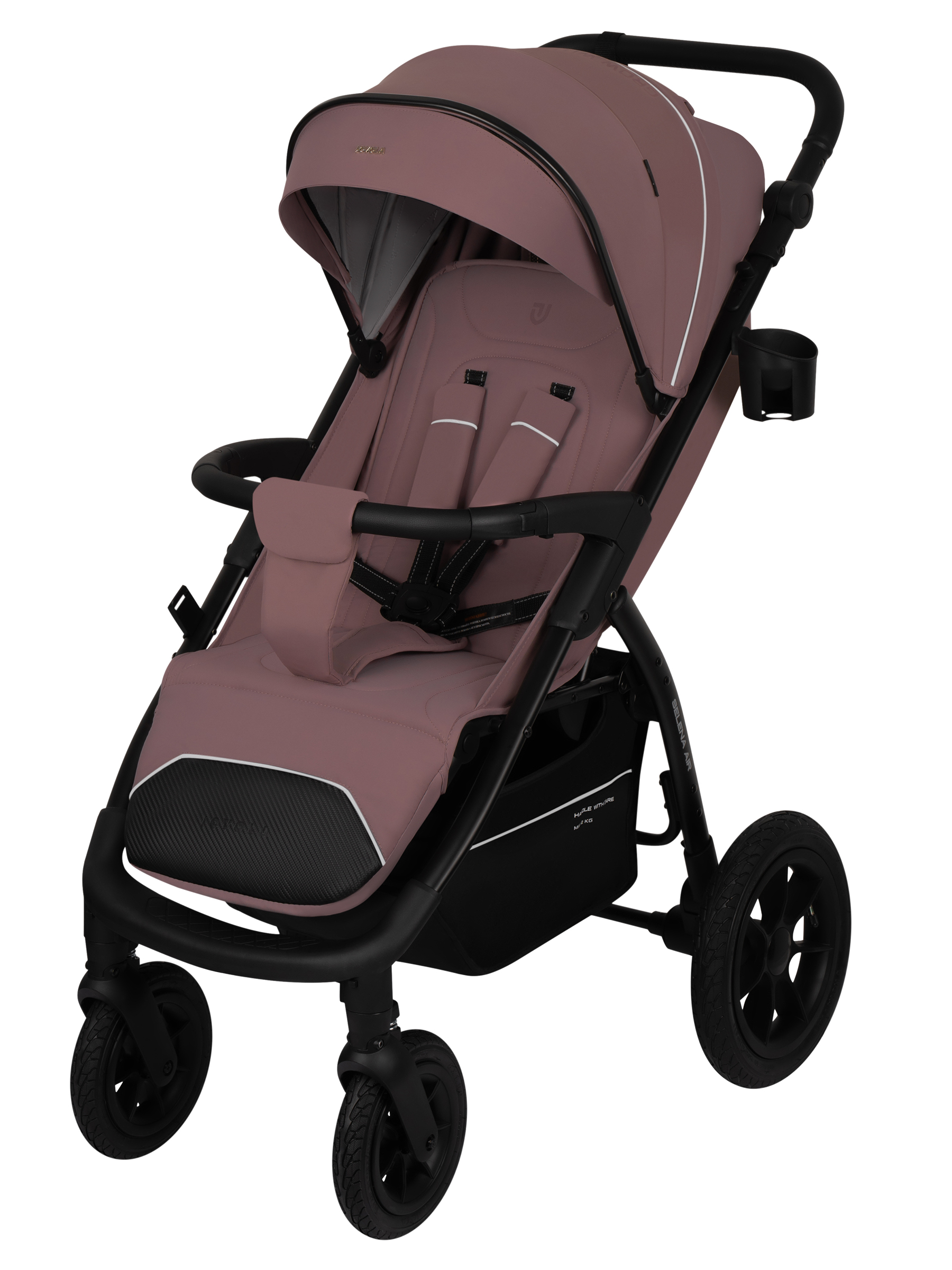 Коляска прогулочная JOVOLA Selena Air new розовый - фото 1