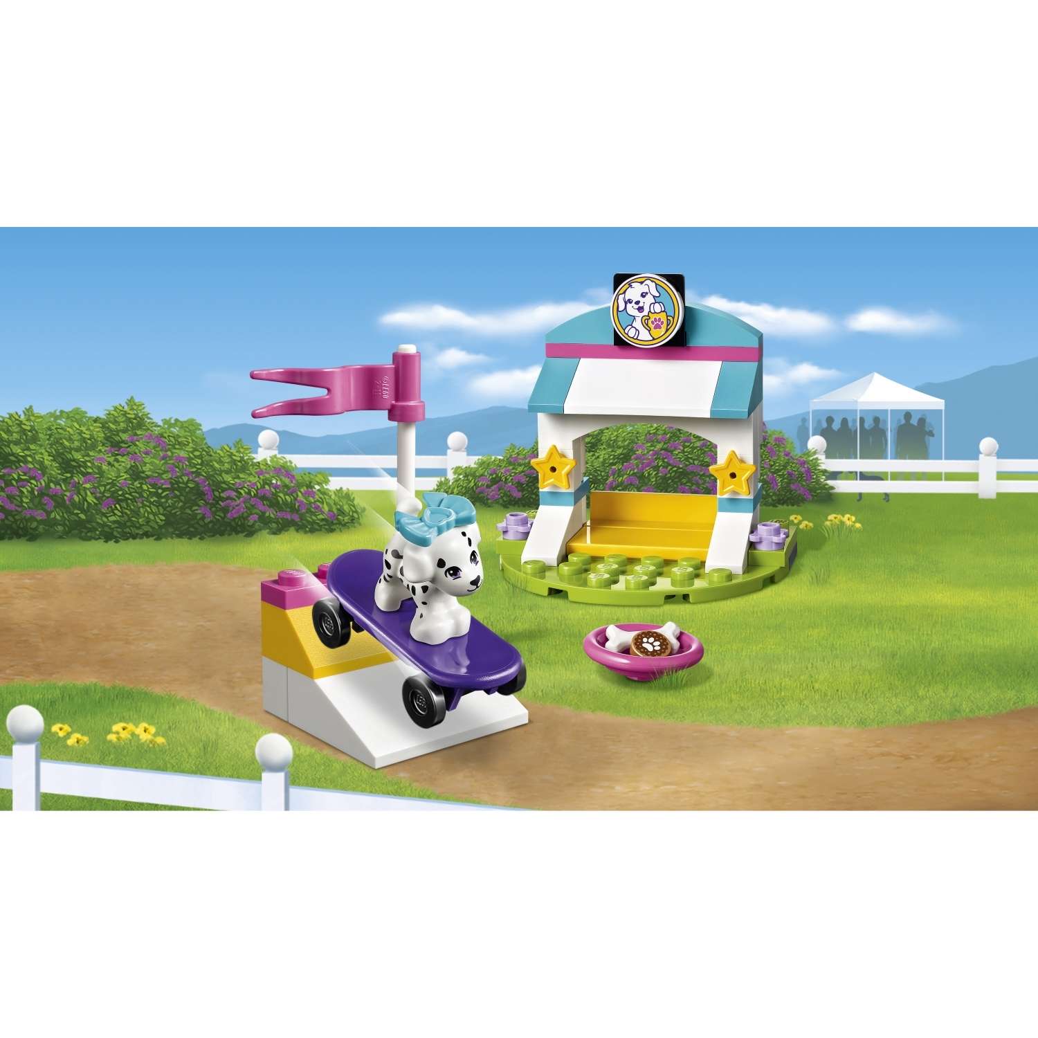 Конструктор LEGO Friends Выставка щенков: Скейт-парк блочный - фото 4