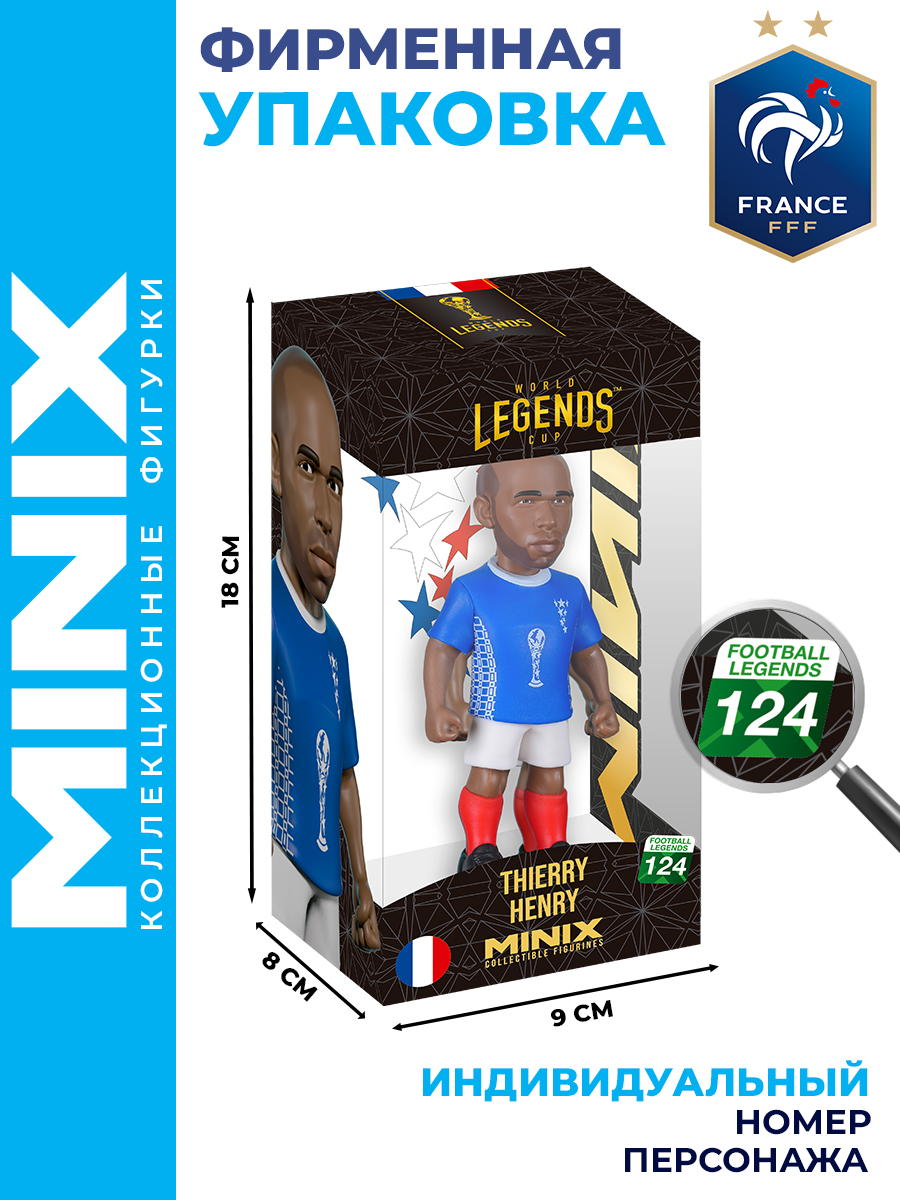 Фигурка MINIX Легенды футбола Тьерри Анри - фото 3