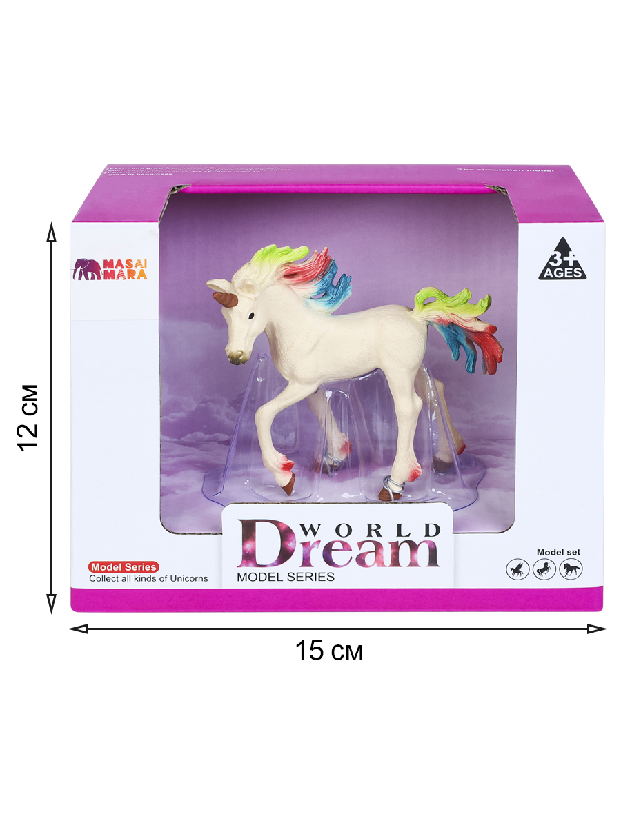 Фигурка Masai Mara Белый жеребенок-единорог - фото 8