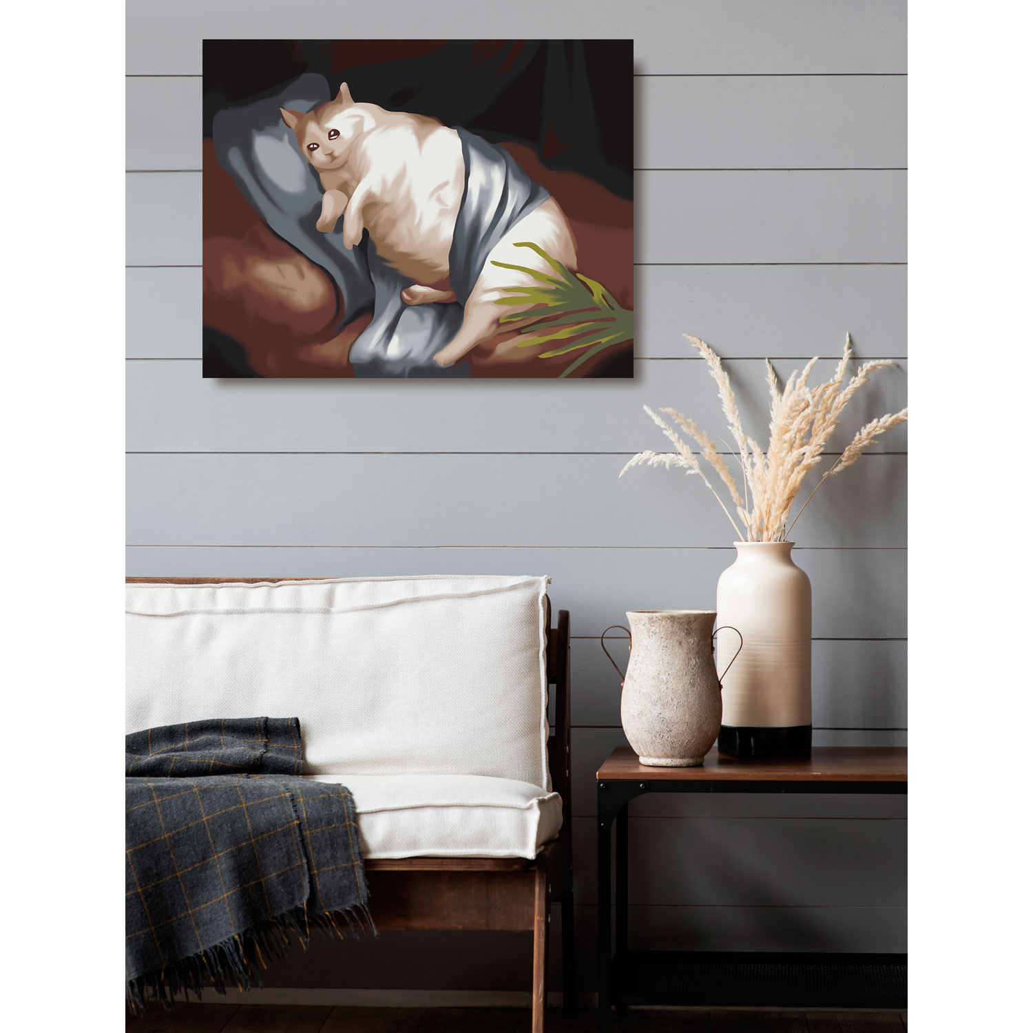 Картина по номерам Hobby Paint Грустный котик в ассортименте - фото 3