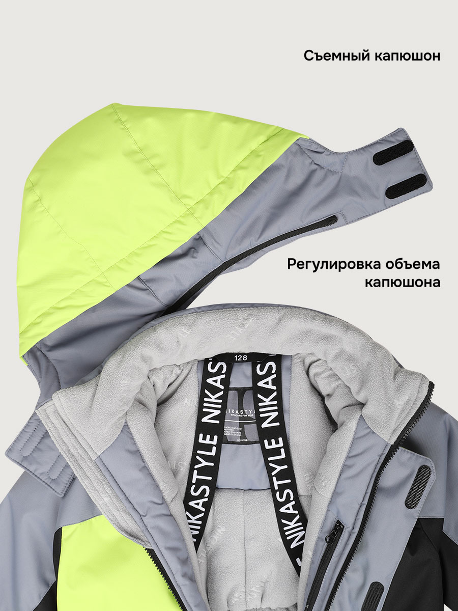Комбинезон NIKASTYLE 8з4925 салат/сталь - фото 11