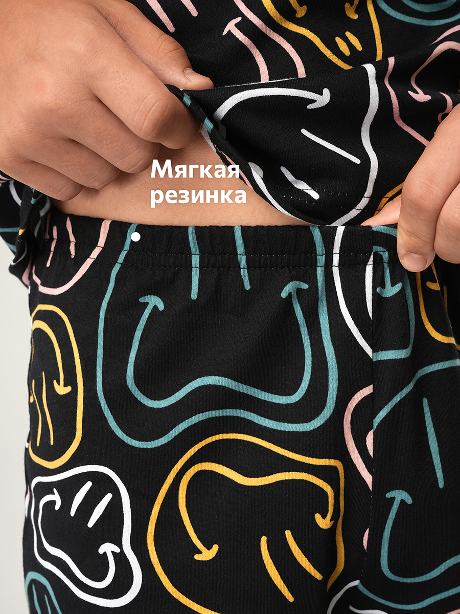 Шорты HappyFox HF4872SPсмайл.черный - фото 5