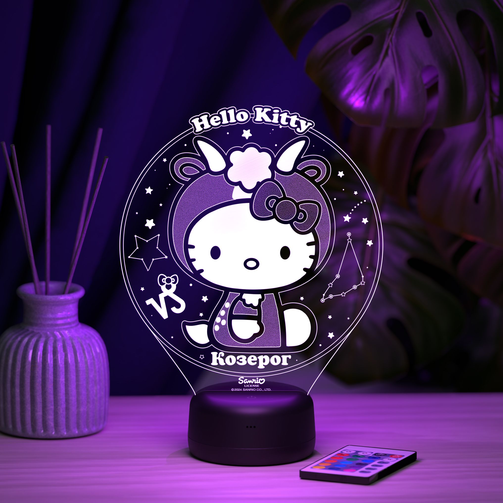 Ночник Hello Kitty Козерог - фото 11