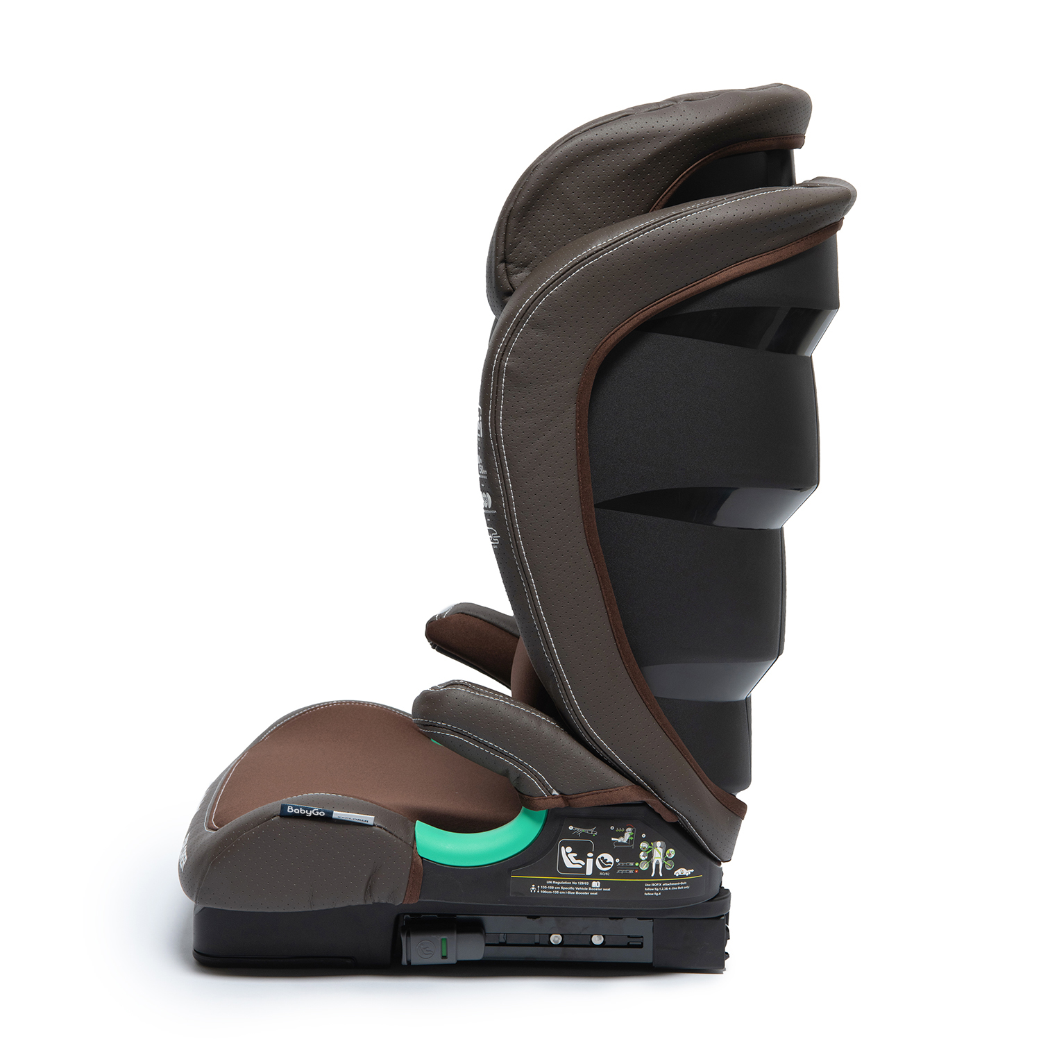 Автокресло BabyGo Explorer New Isofix 2/3 (15-36 кг) коричневый - фото 15