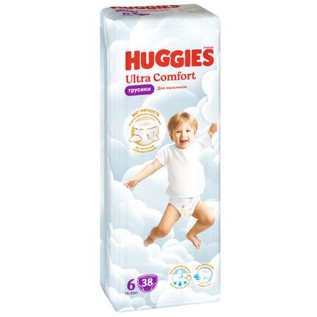 Трусики Huggies Ultra Comfort для мальчиков 6 (15-25) 38 шт.