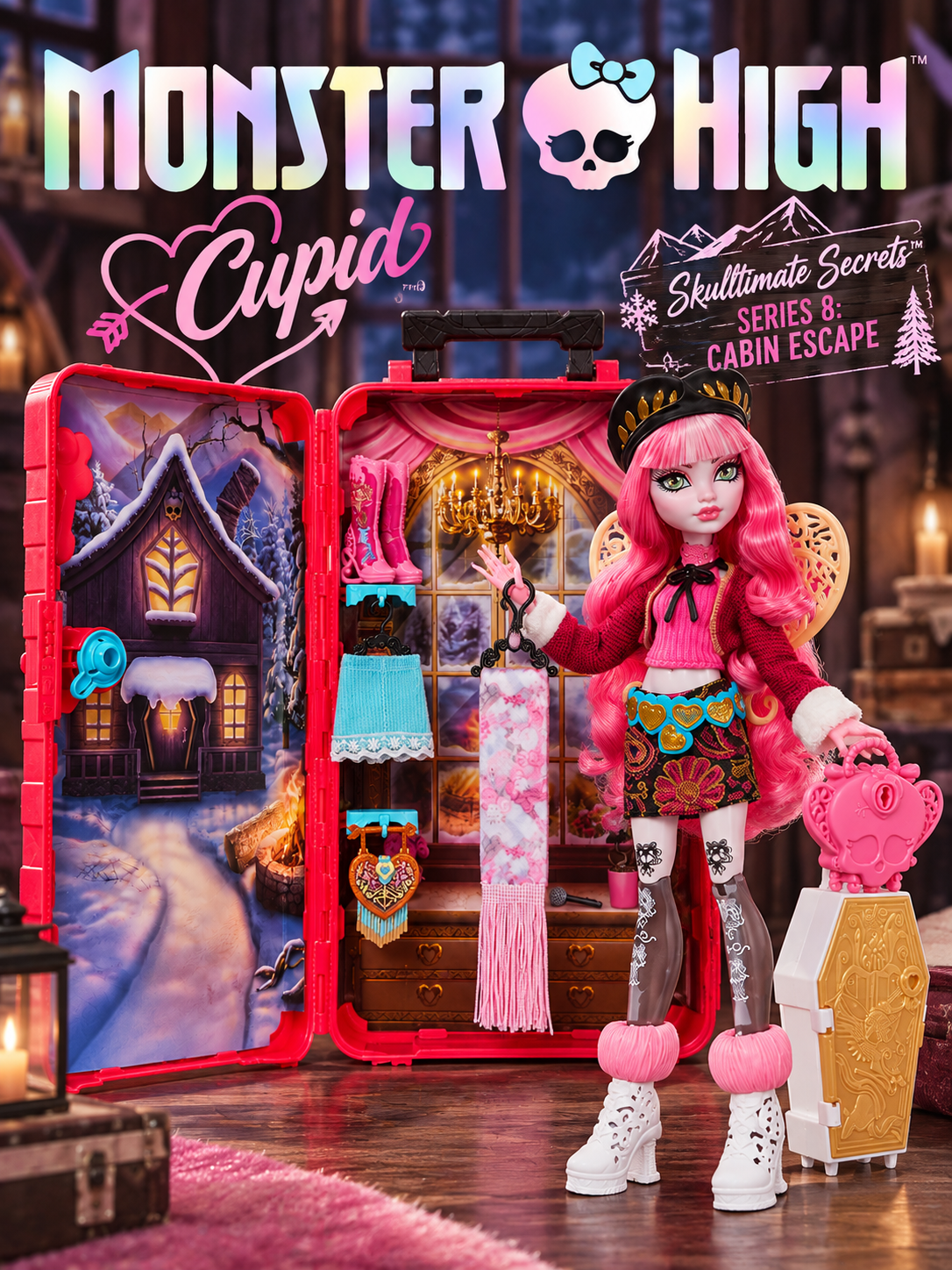 Кукла классическая Monster High Skulltimate Secrets Cupid JMG66 JMG66 - фото 1