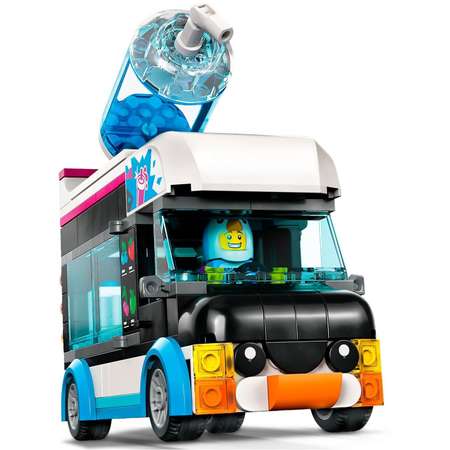 Конструктор LEGO City Фургон для шейков Пингвин блочный