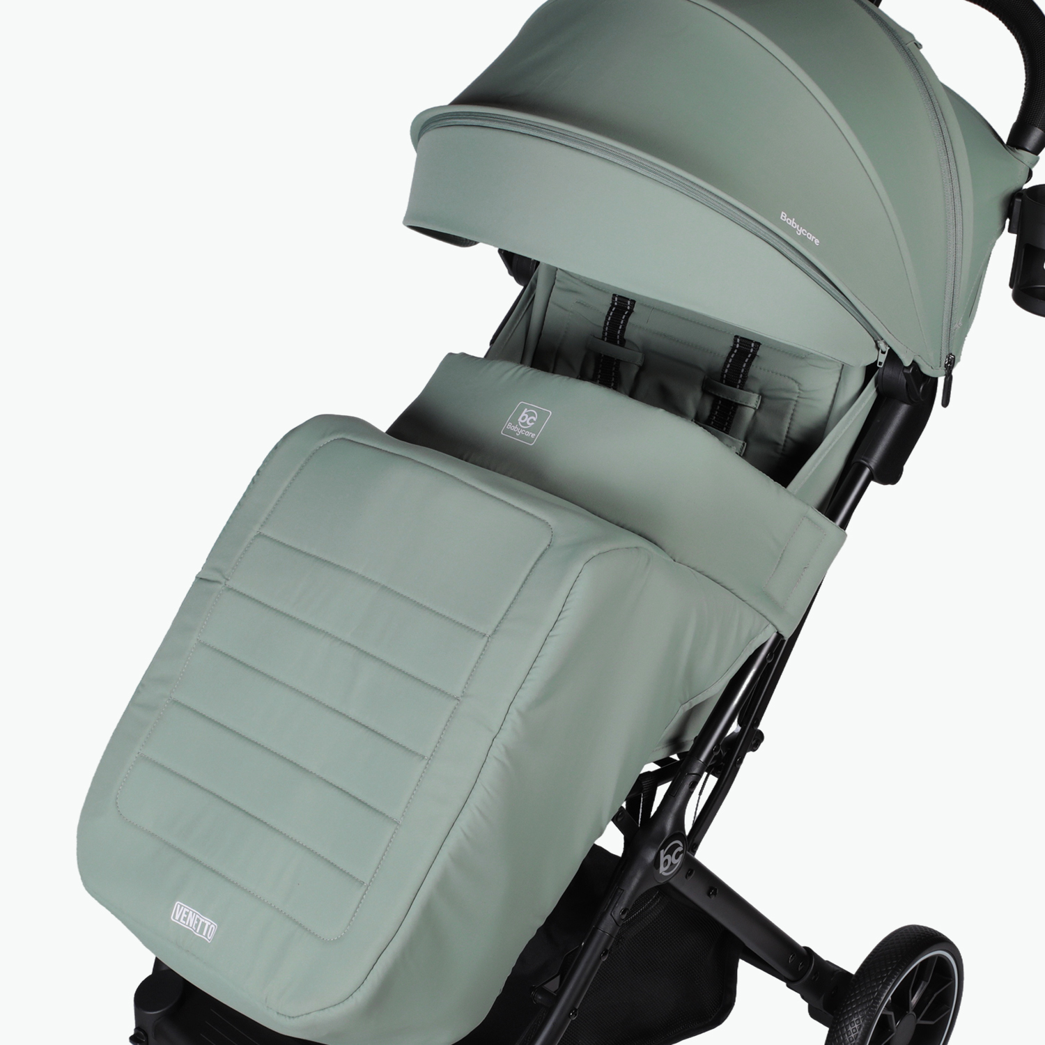 Коляска прогулочная BabyCare Venetto Оливковый хаки - фото 14