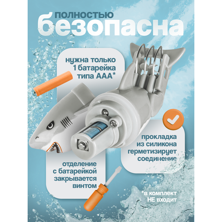 Игрушка BAZUMI Заводная рыбка для купания