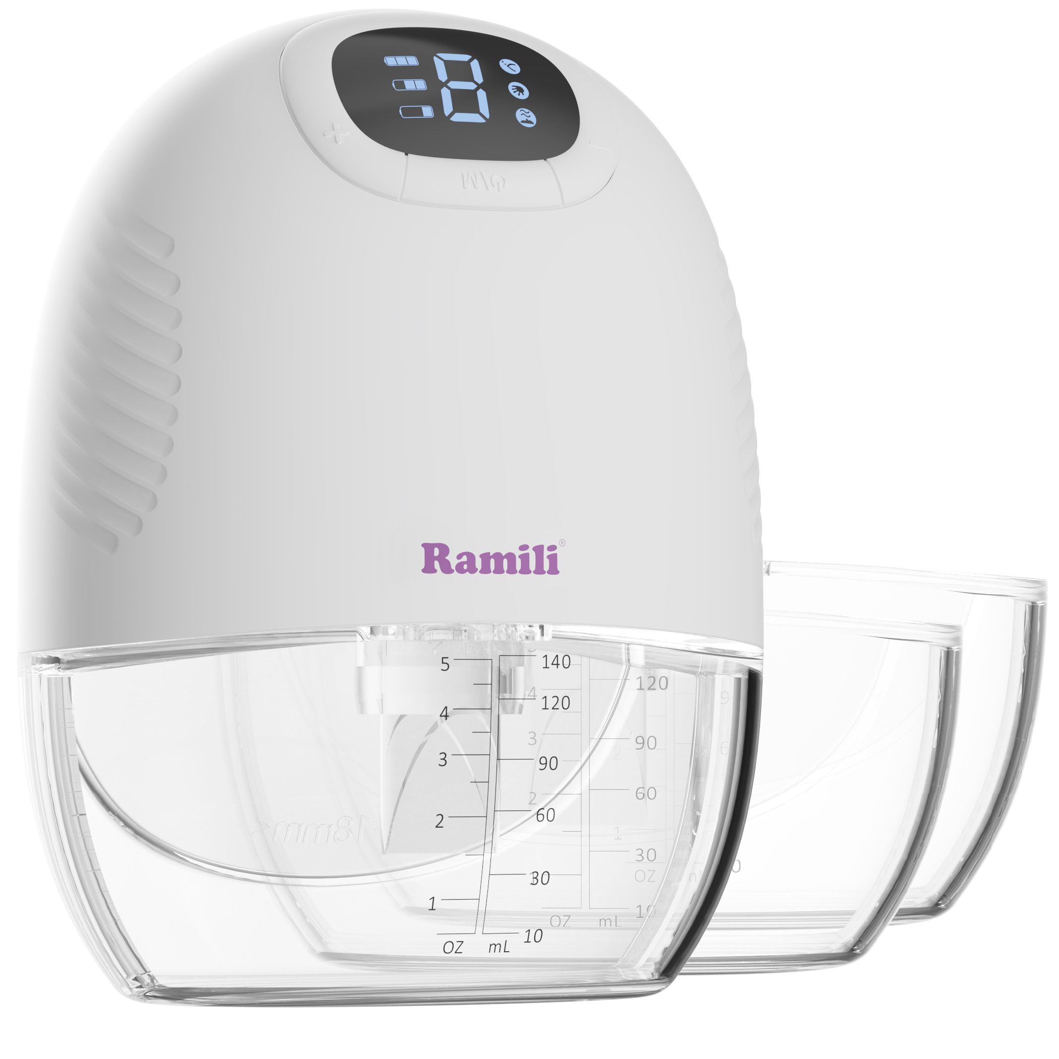 Молокоотсос электрический Ramili SE300 с двумя доп.контейнерами - фото 5