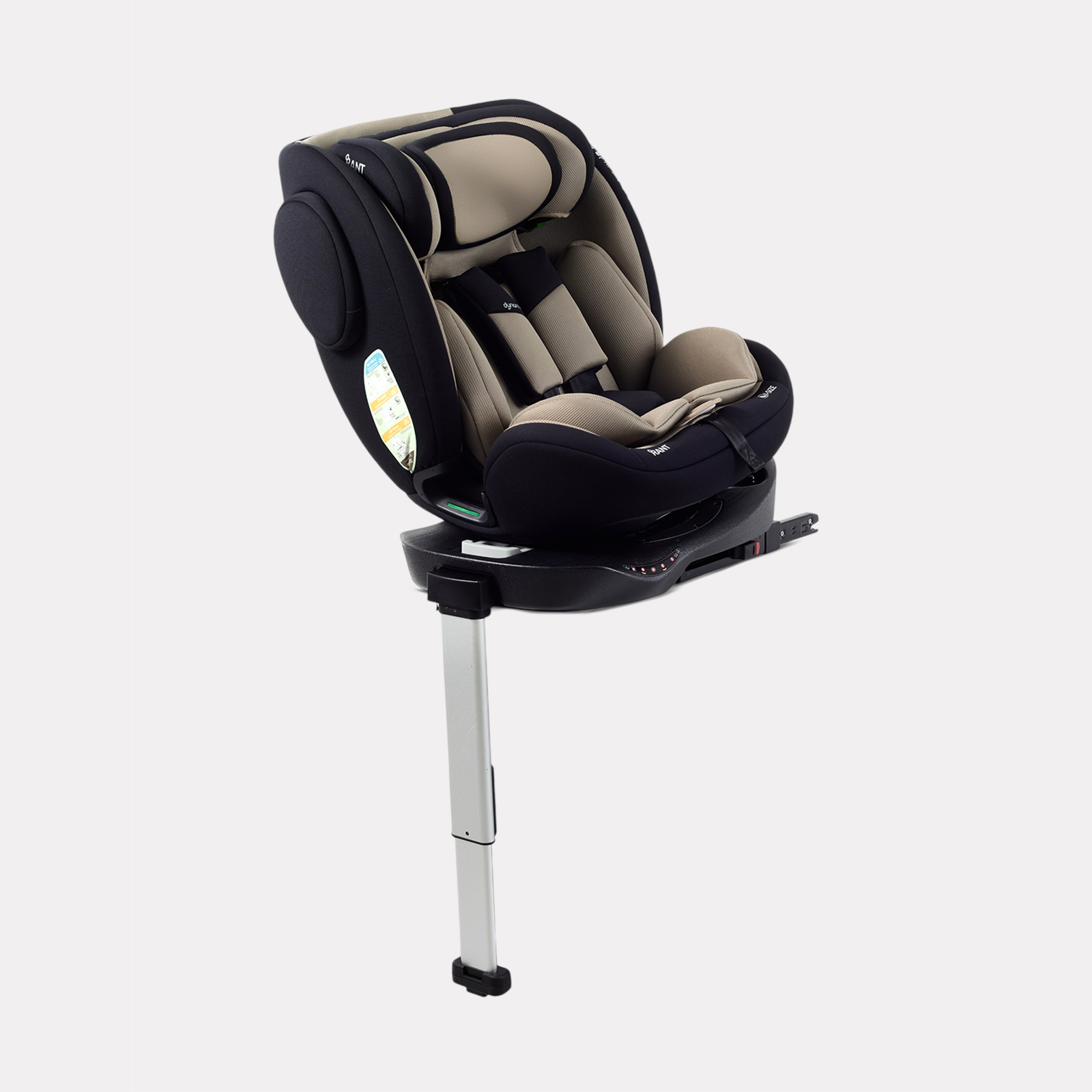 Автокресло Rant Basic Dynamic Isofix 0+/1/2/3 (0-36 кг) коричневый - фото 8
