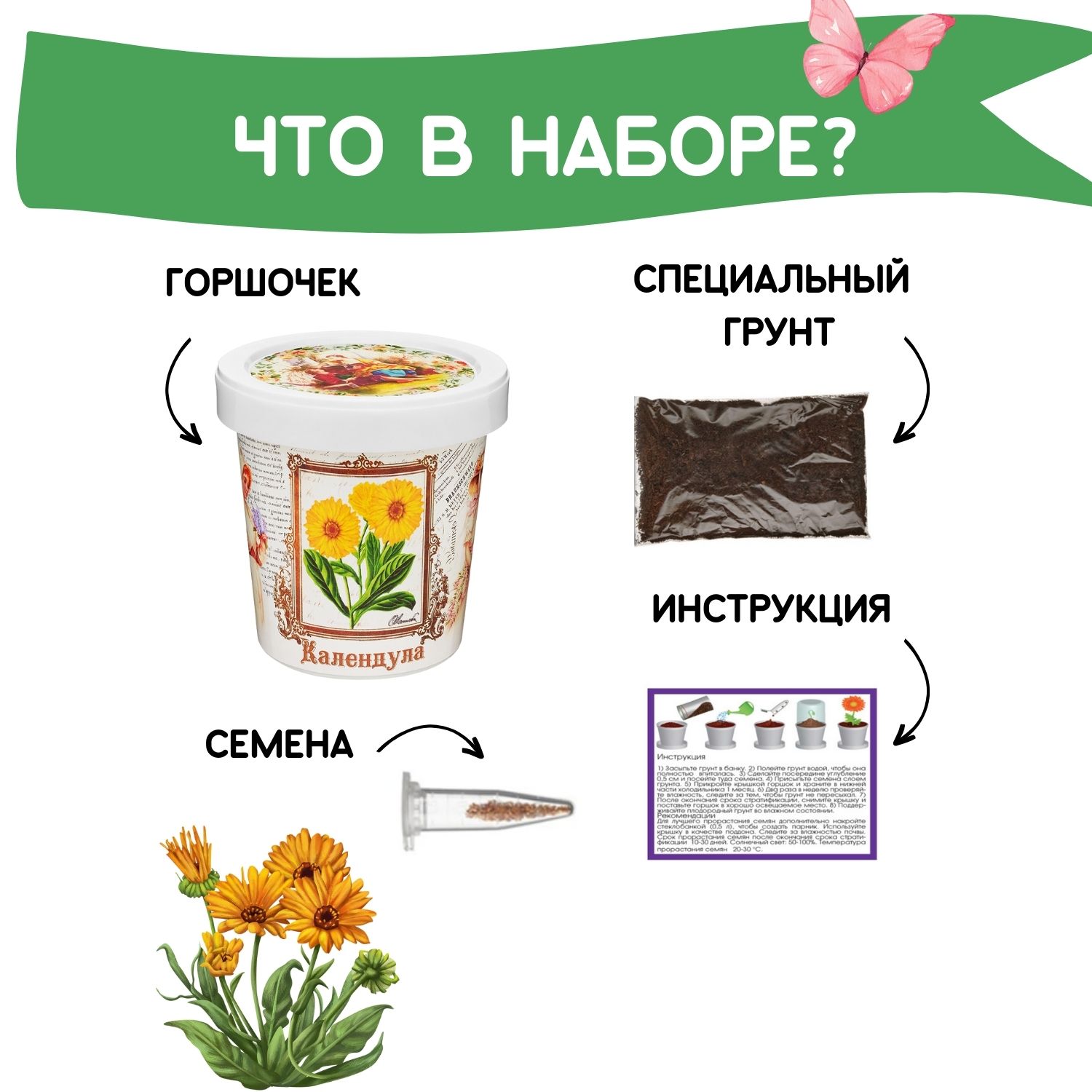 Набор для выращивания Rostok Visa - фото 3