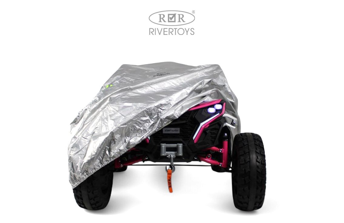 Электромобиль RIVERTOYS Z707ZZ-PINK С пультом ДУ - фото 7