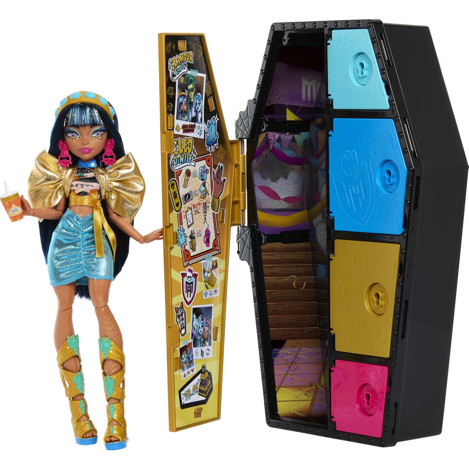 Кукла модельная Monster High Skulltimate Secrets Cleo HKY63 - фото 1