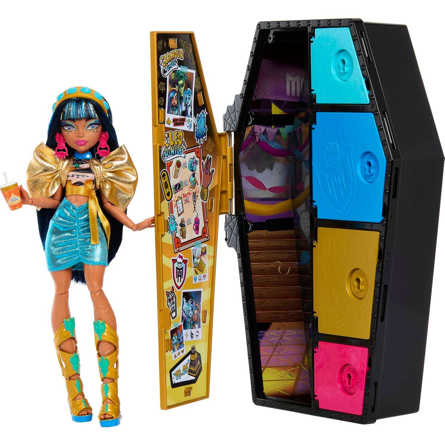 Кукла модельная Monster High Skulltimate Secrets Cleo HKY63 - фото 1